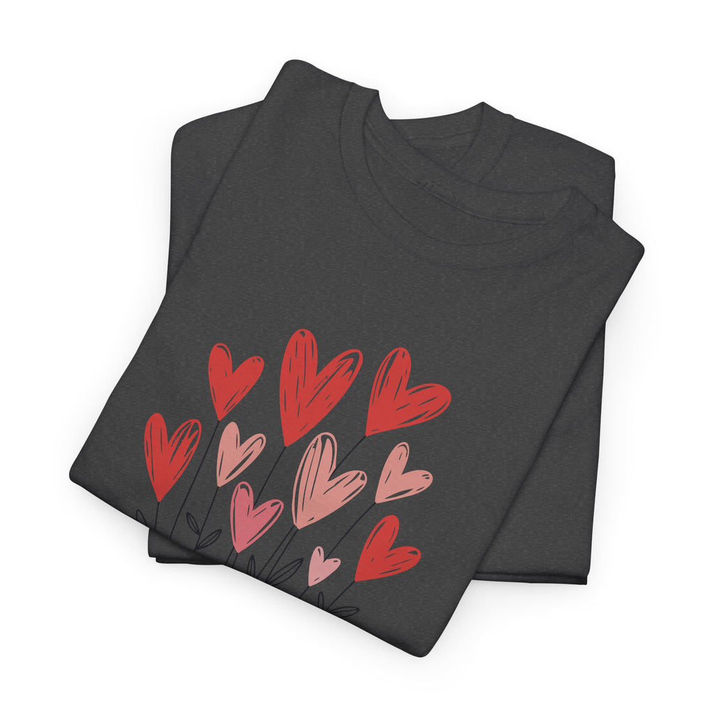 Christian Valentine T-Shirt — "Love Never Fails" (1 Corinthians 13:8) Unisex Cotton Tee