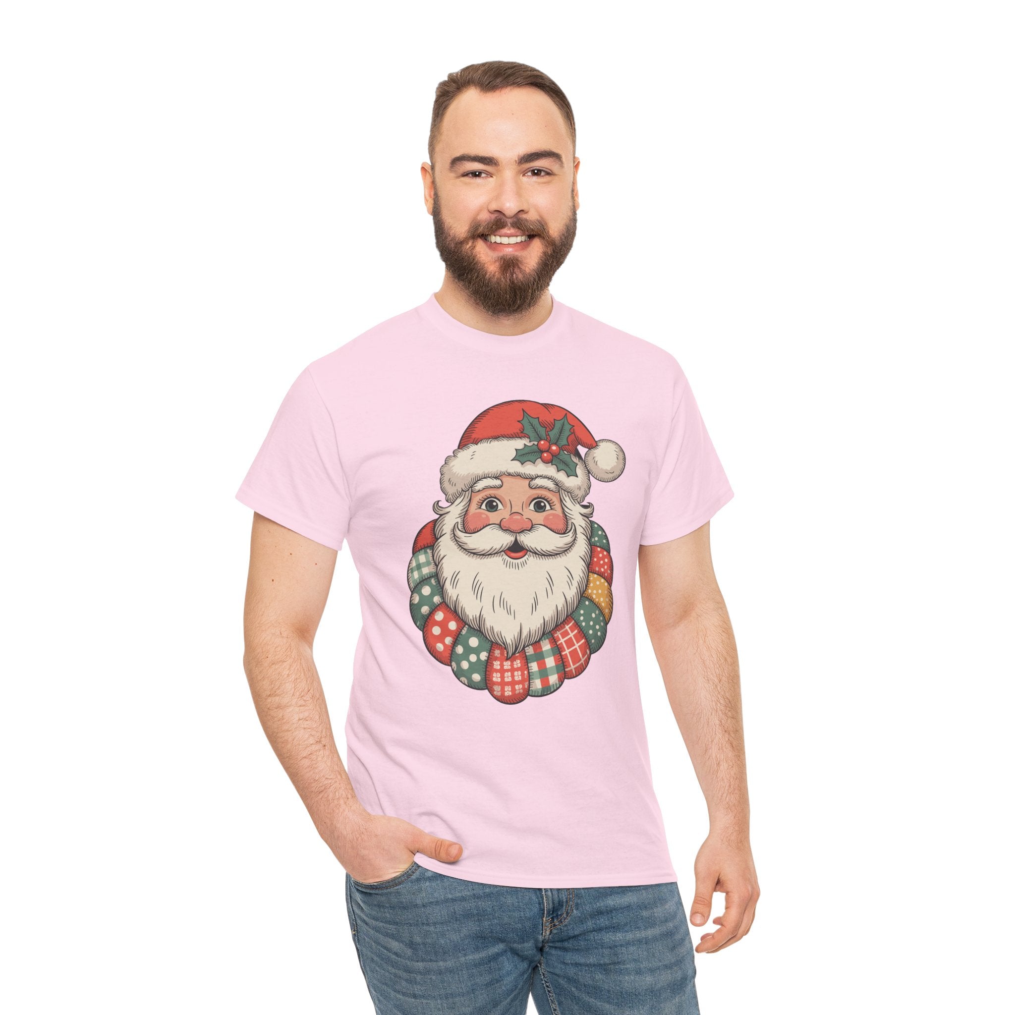 Vintage Santa Unisex Cotton Tee