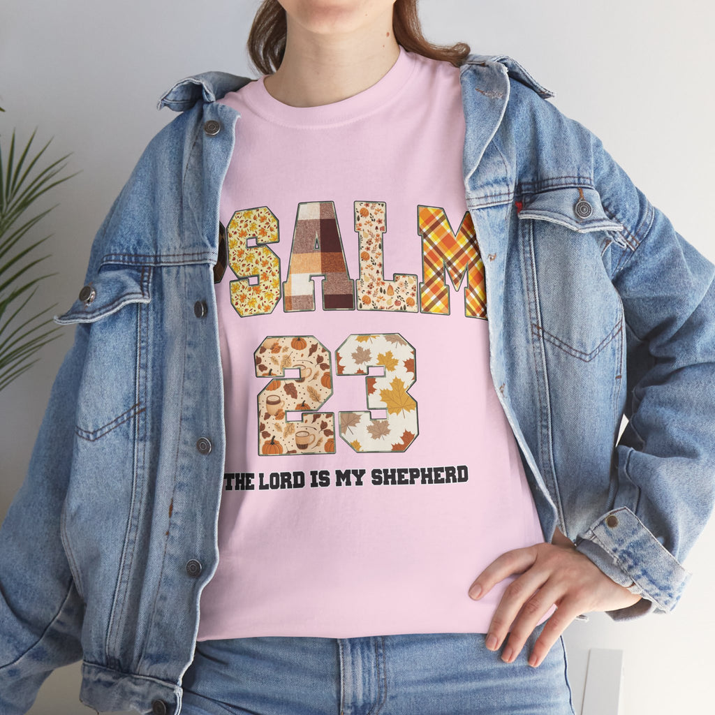 Psalm 23 Patchwork Unisex Cotton Tee