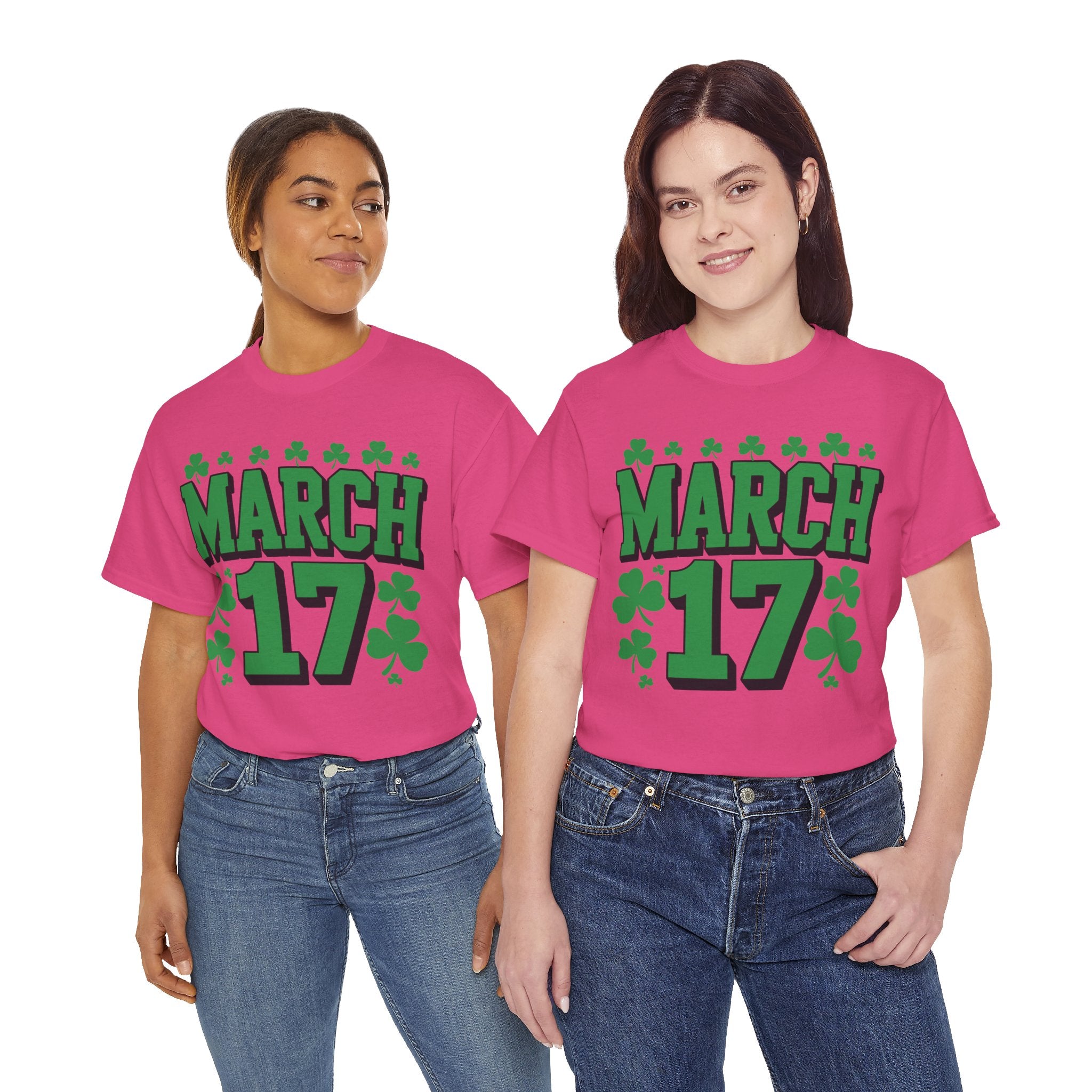St. Patrick’s Day March 17 Shamrock Unisex Cotton T‑Shirt
