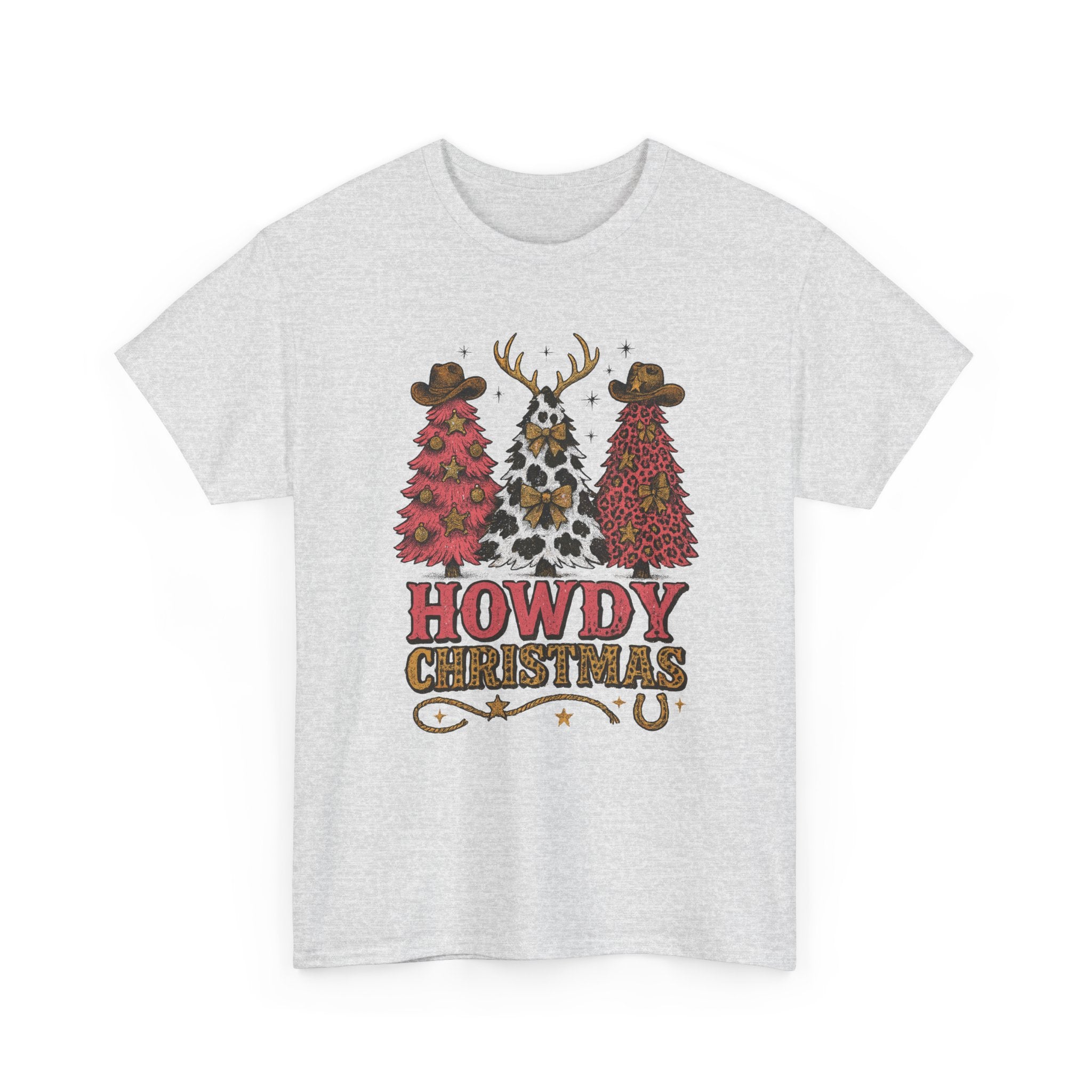 Western Christmas Unisex Cotton Tee