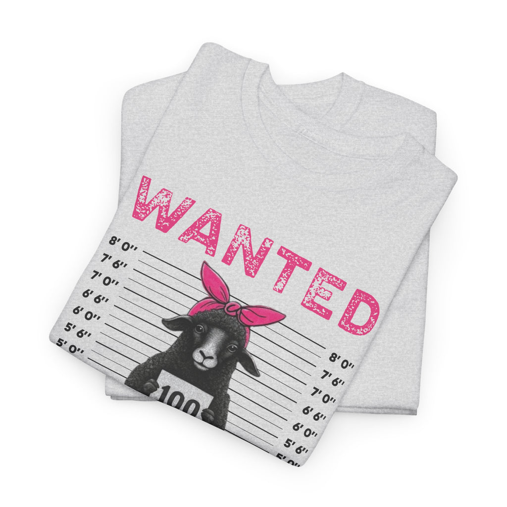 WANTED Black Sheep 'I Once Was Lost But Now I Am Found' Unisex Cotton T-Shirt