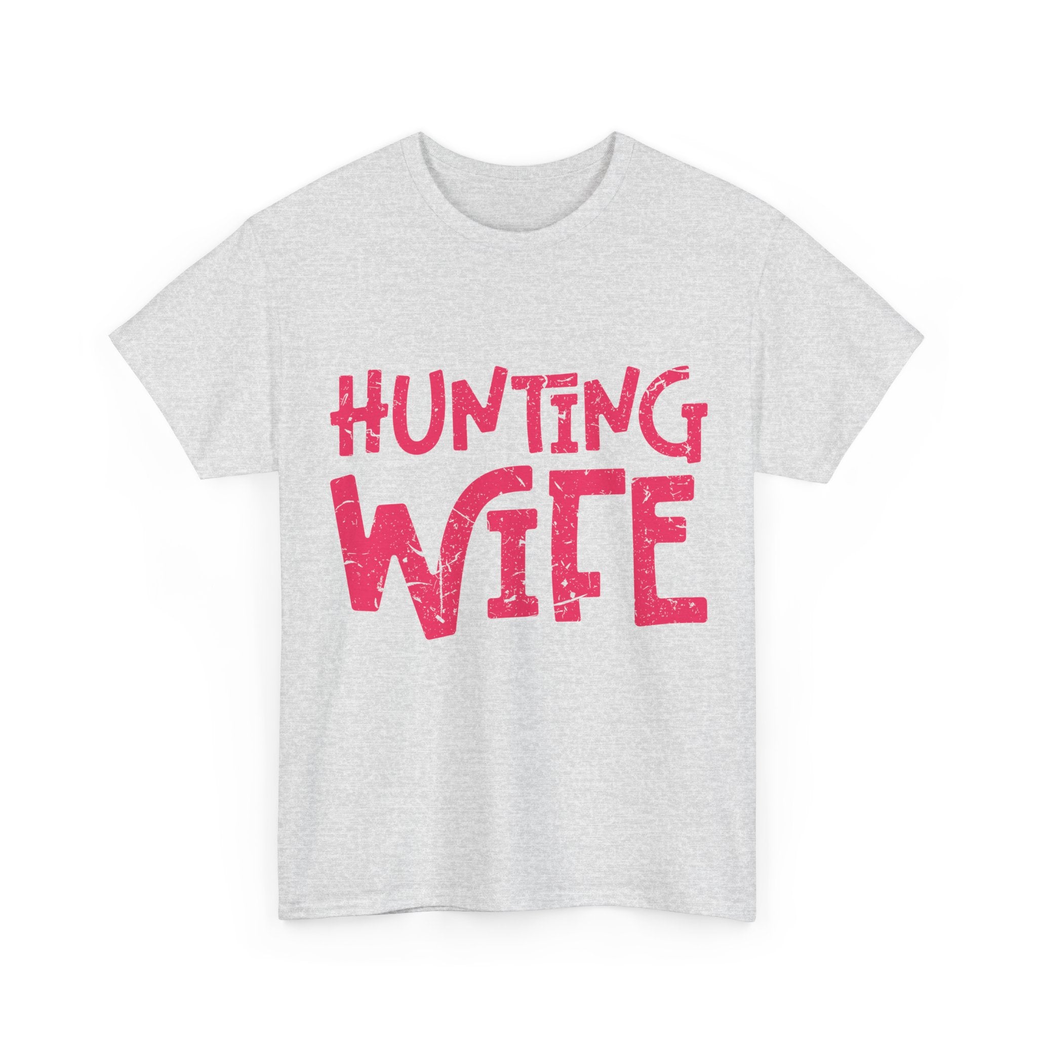 Hunting Season Vintage Badge T-Shirt — Rugged Orange Hunting Unisex Cotton Tee