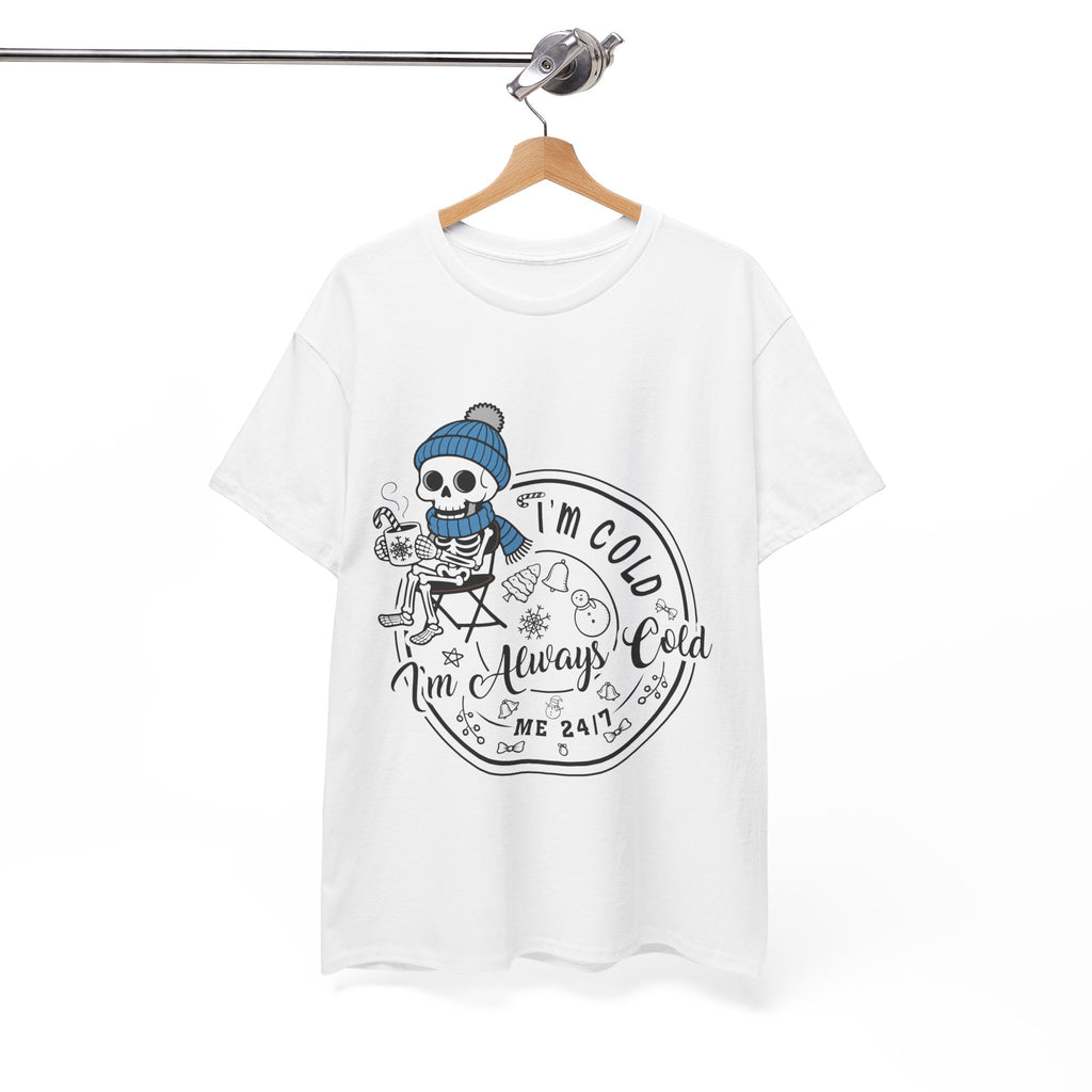 Cozy Skeleton Unisex Cotton Tee