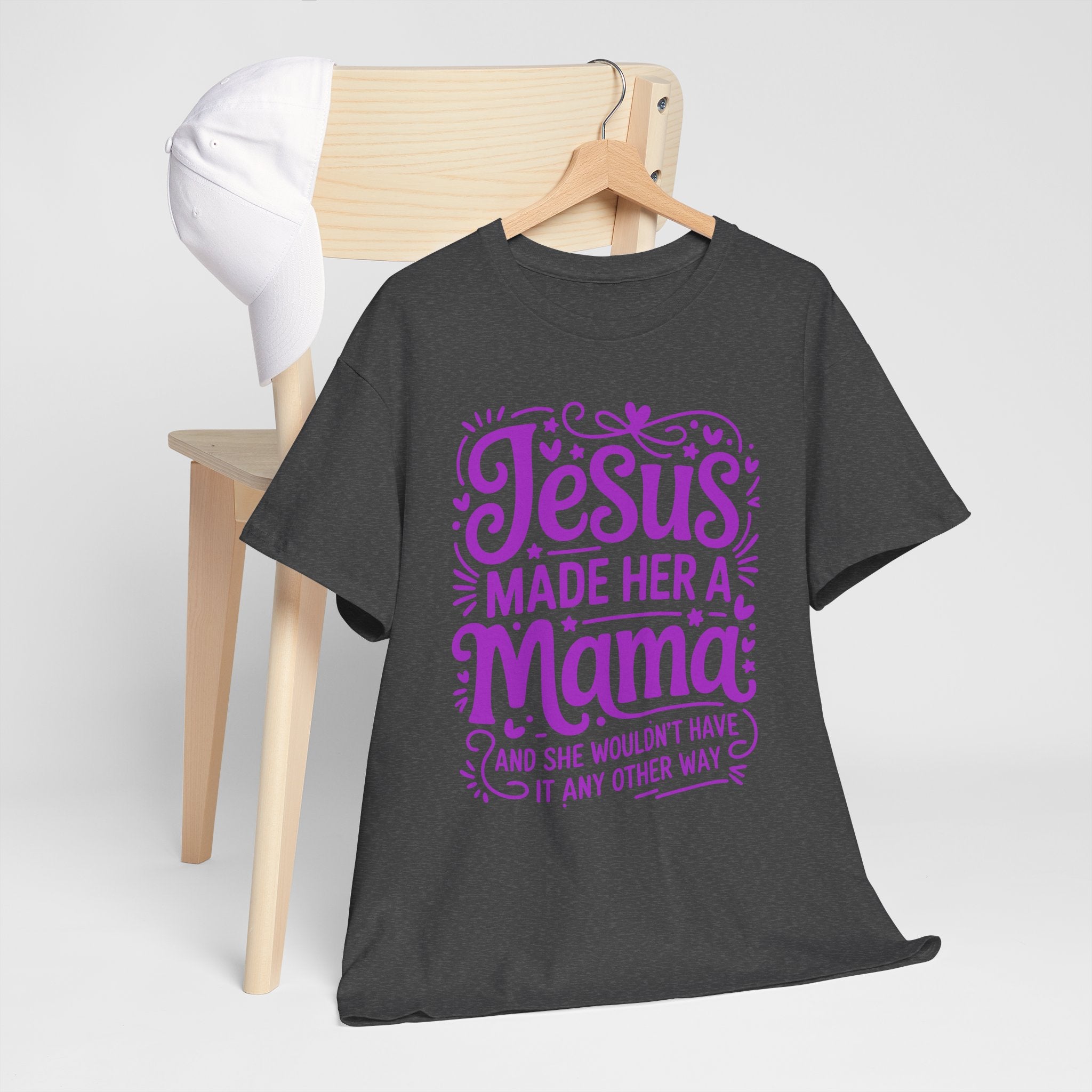 Jesus Made Her a Mama — Christian MamaUnisex Cotton T-Shirt