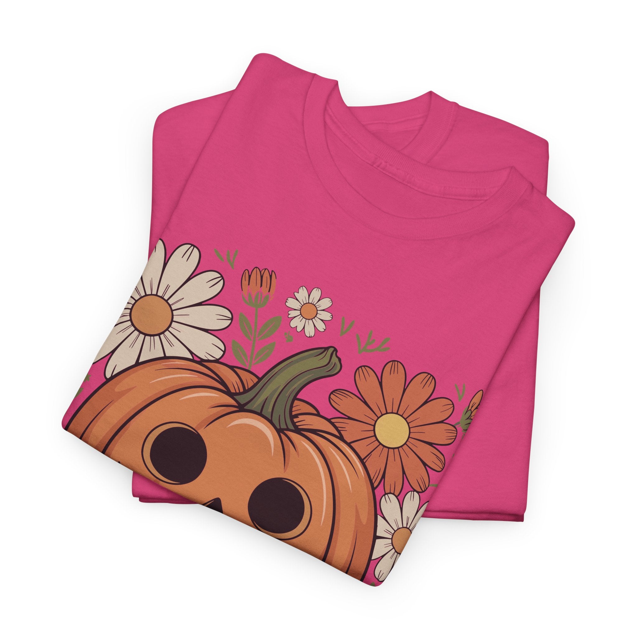Halloween Pumpkin Unisex Cotton Tee
