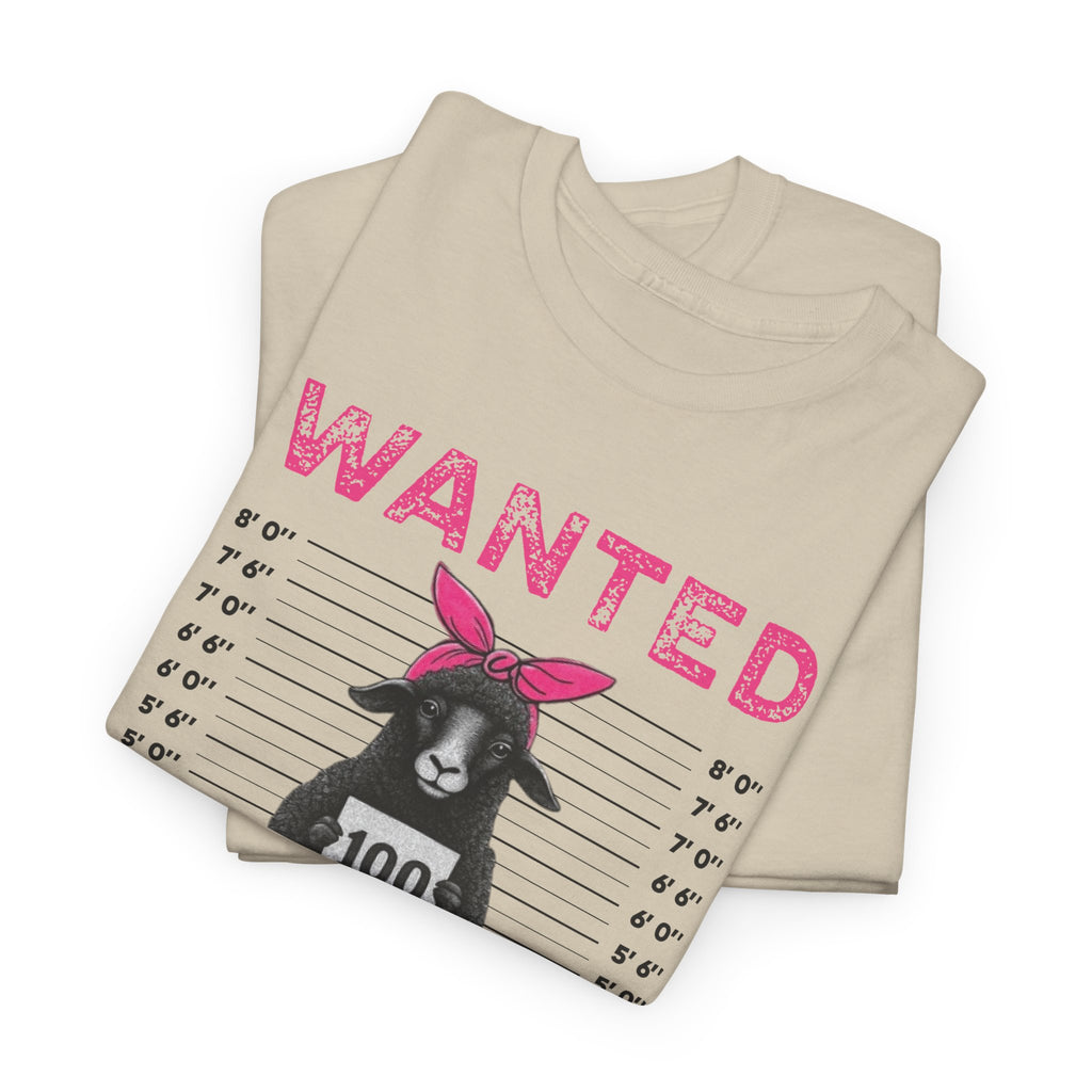 WANTED Black Sheep 'I Once Was Lost But Now I Am Found' Unisex Cotton T-Shirt