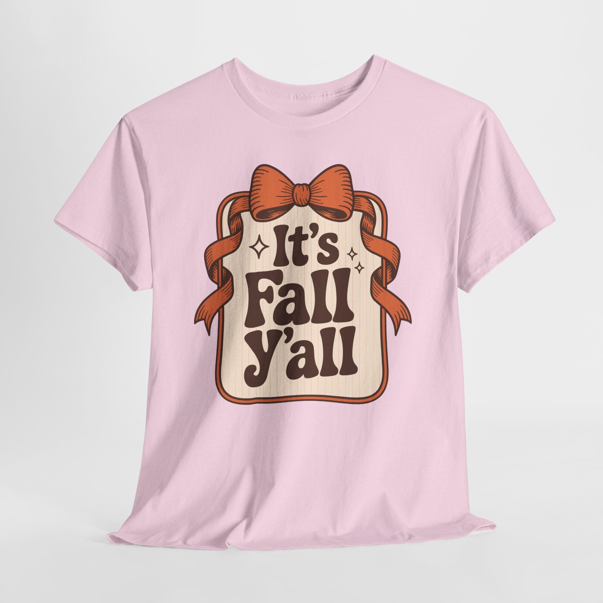 It’s Fall Y’all Autumn Ribbon Unisex Cotton Tee