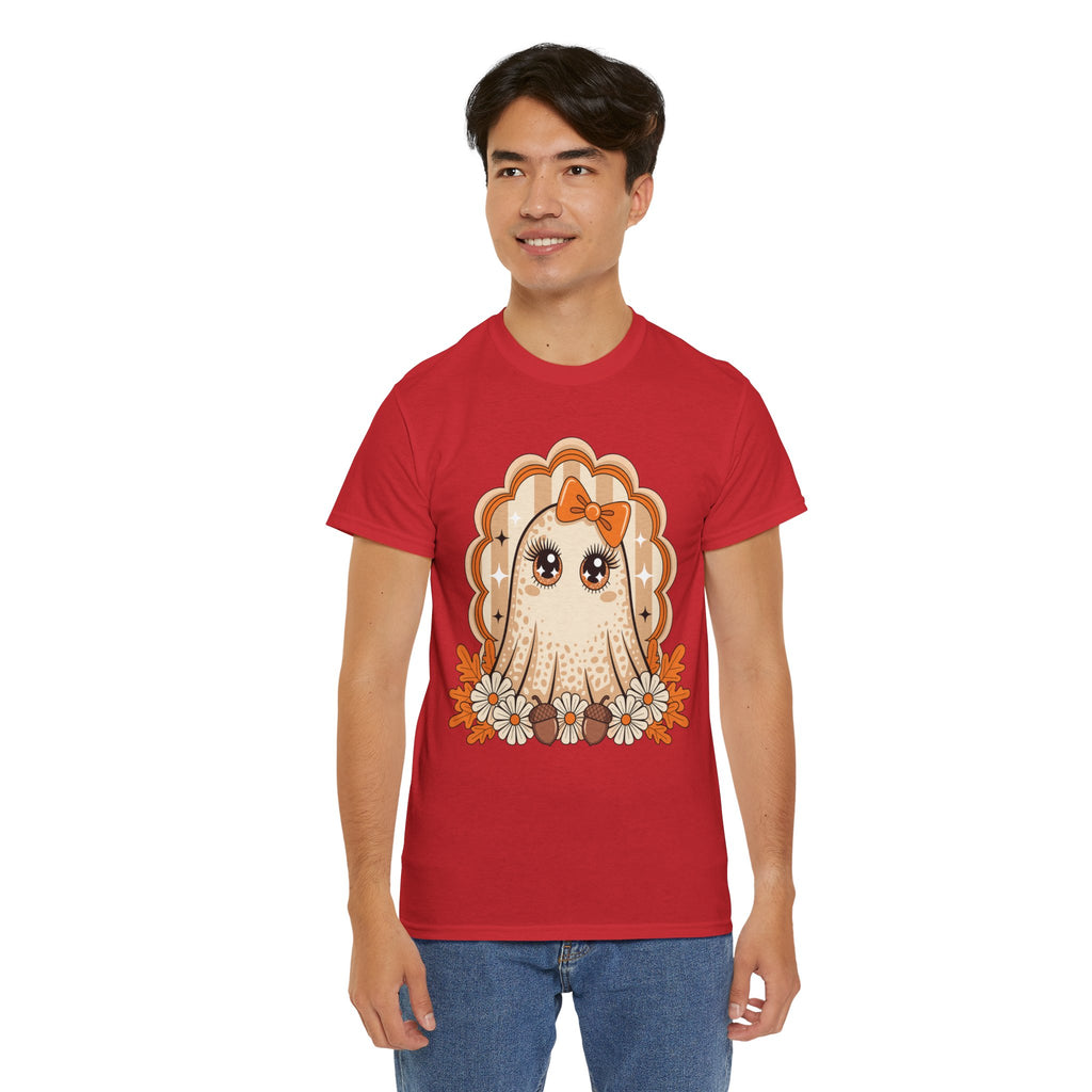 Ghost and Daisies Unisex Cotten Tee