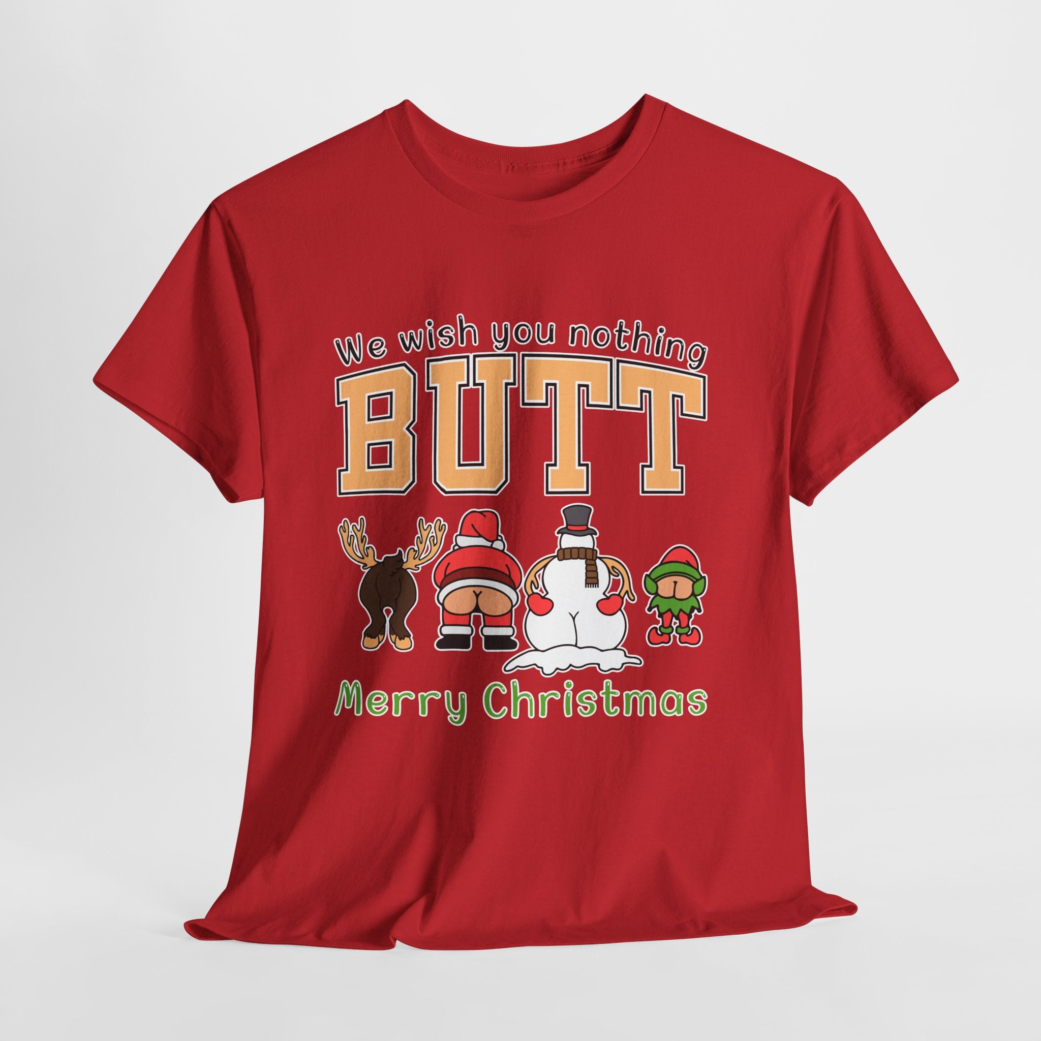 Christmas Butts Unisex Cotton Tee