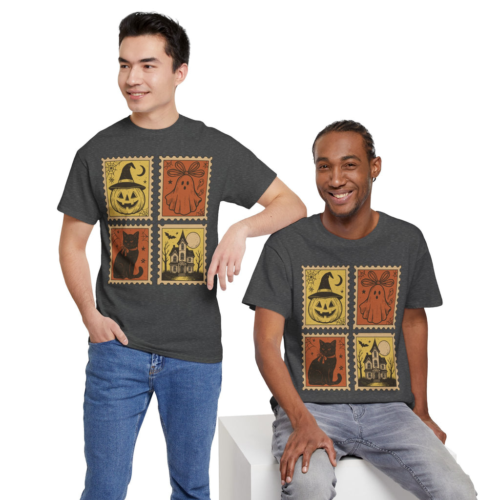 Halloween Stamp Collection Unisex Cotton Tee