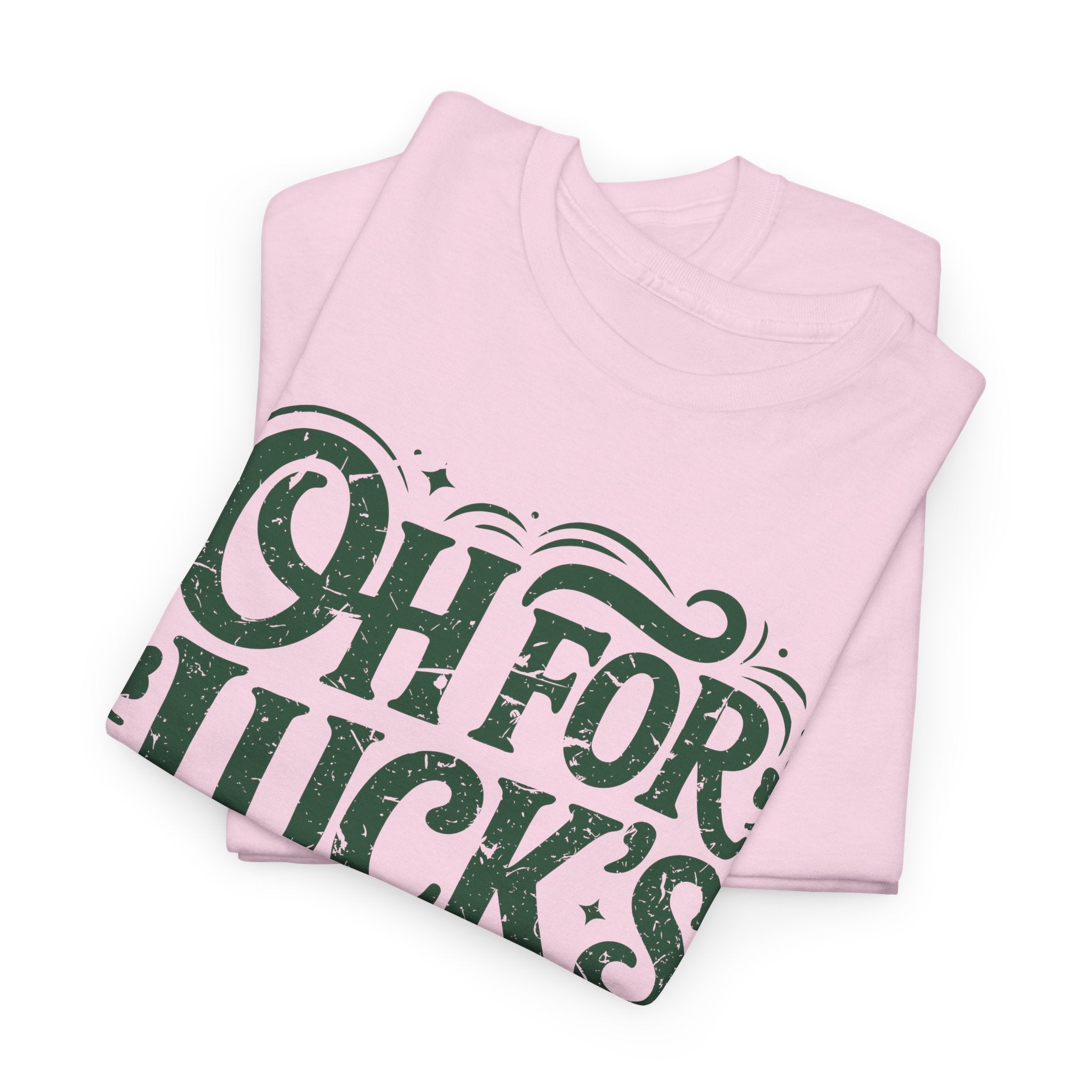 Oh for Luck's Sake Shamrock Unisex Cotton Tee