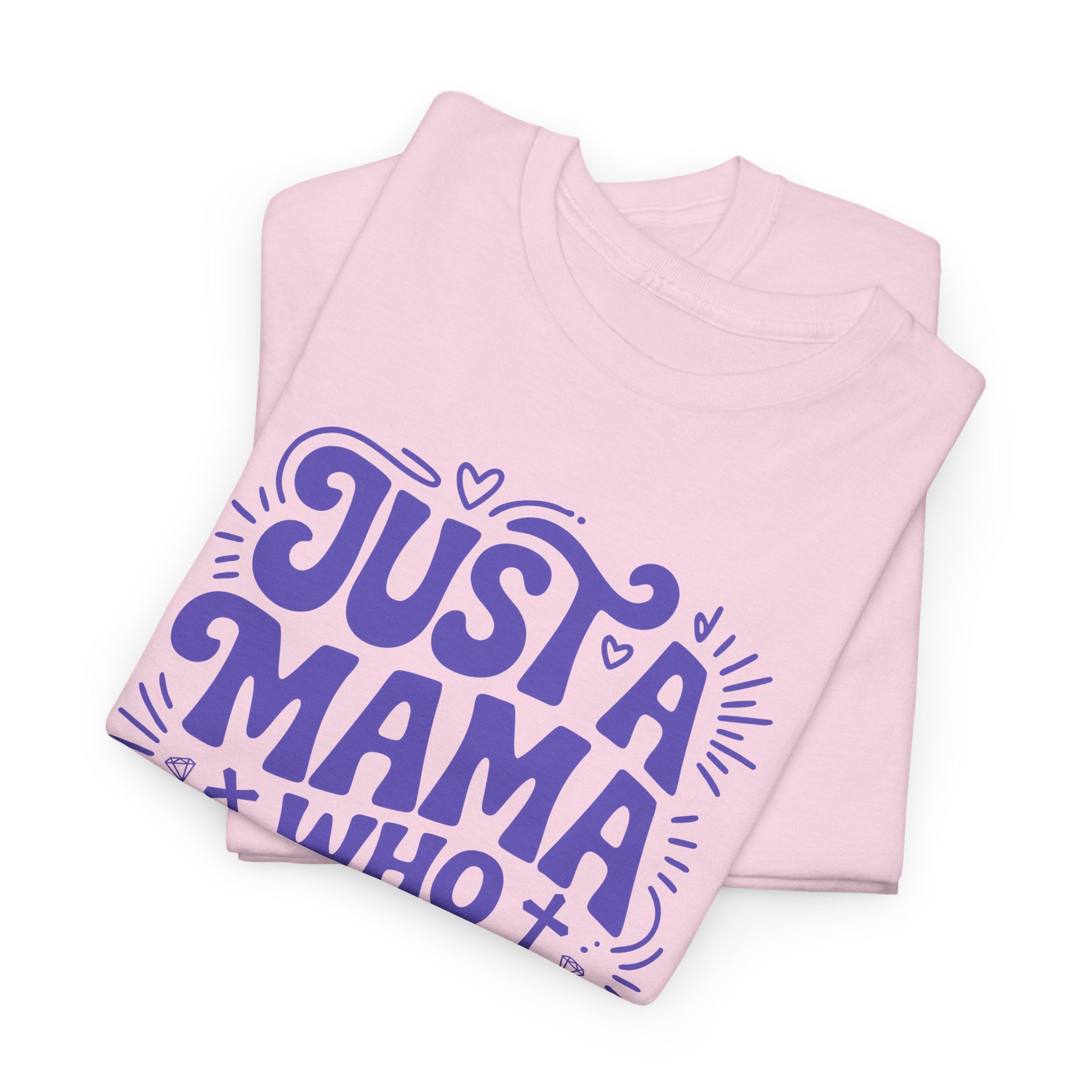 Mama Who Loves Jesus T-Shirt — Bright Green Bubbly Faith Unisex Cotton Tee