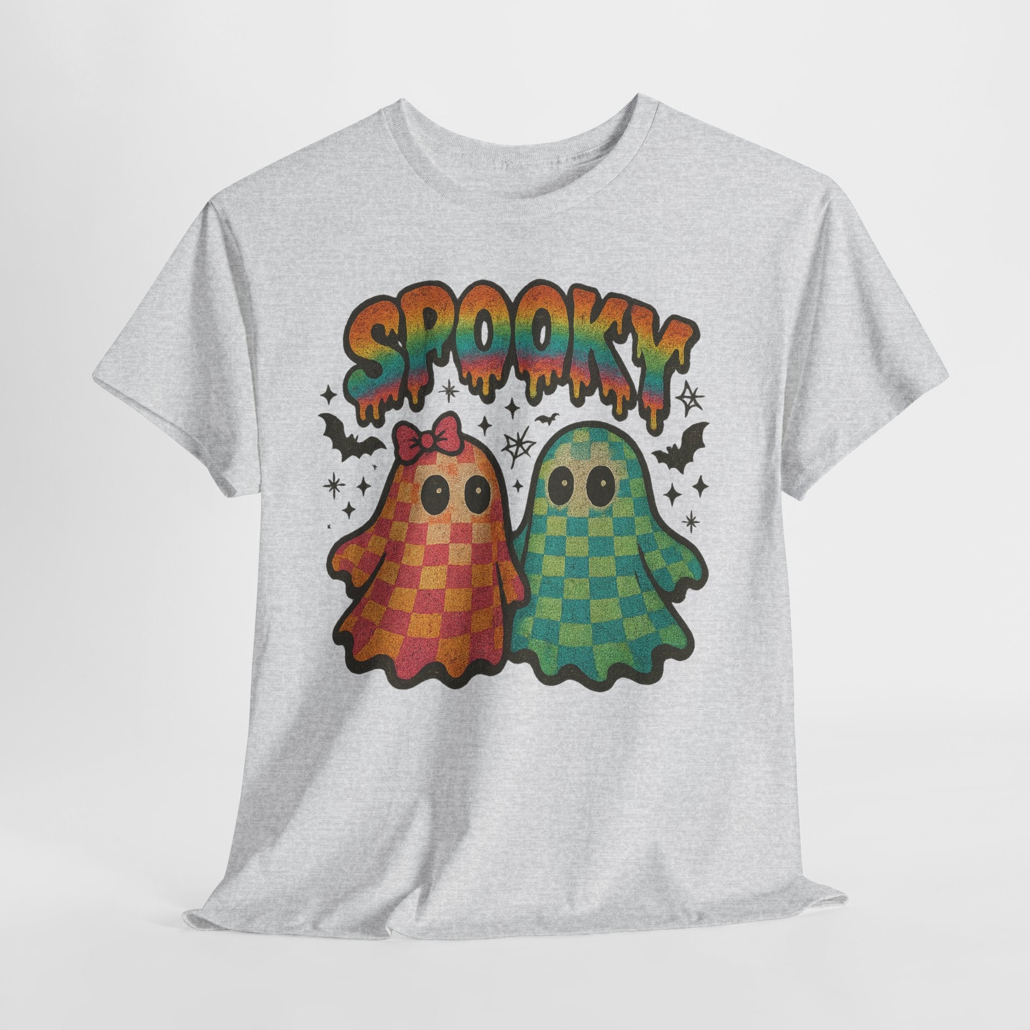 Spooky Pastel Ghosts Unisex Cotton Tee