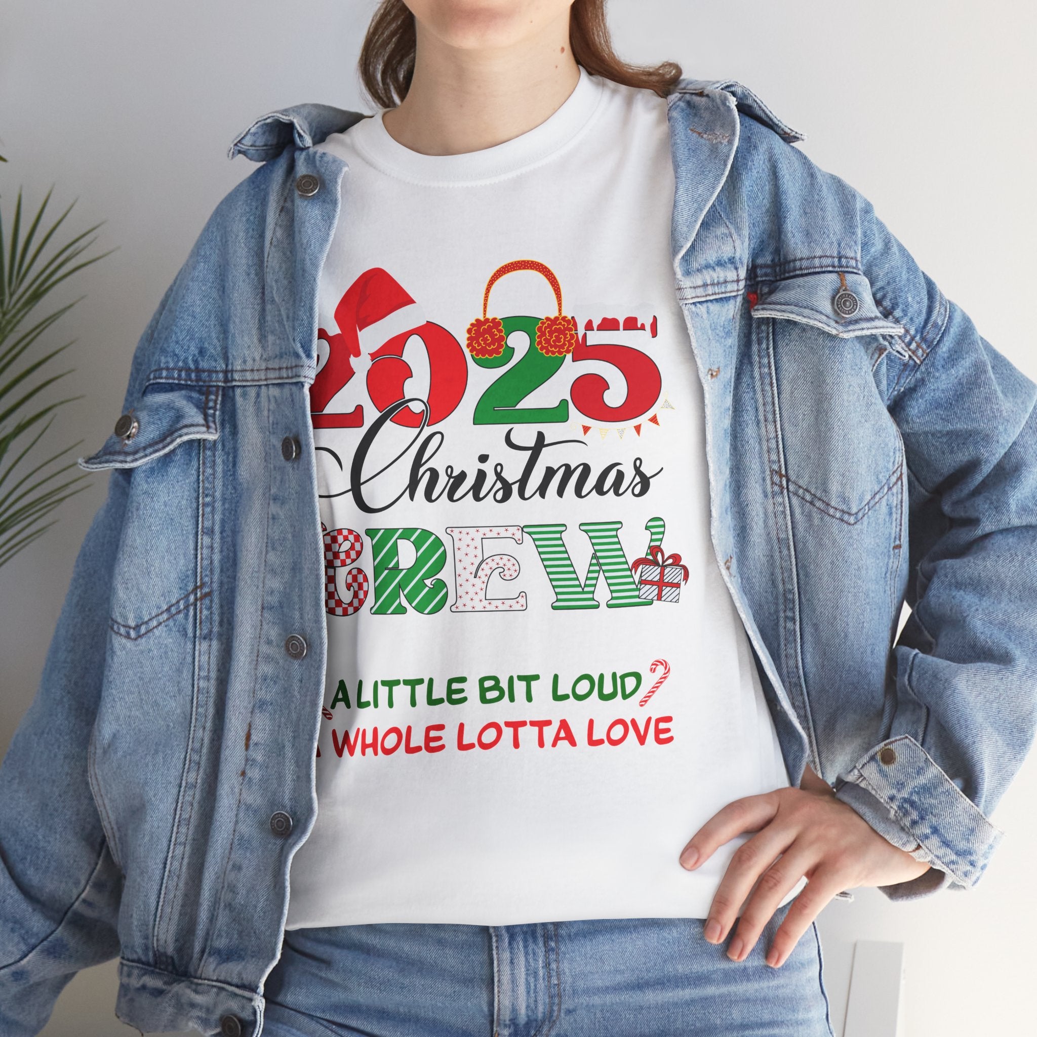 Christmas Crew 2025 Unisex Cotton Tee