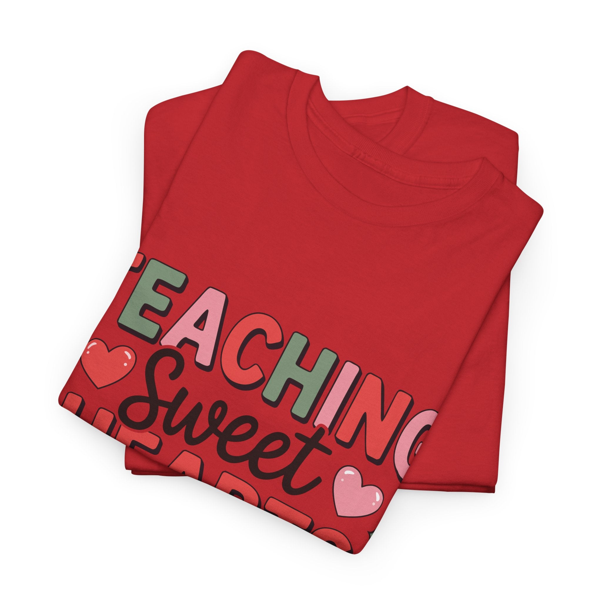 Teaching Sweet Hearts Valentine Teacher Unisex Cotton T-Shirt