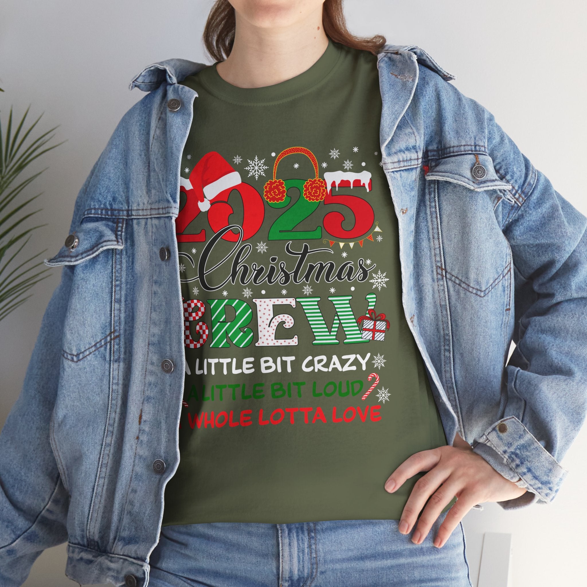 Christmas Crew 2025 Unisex Cotton Tee