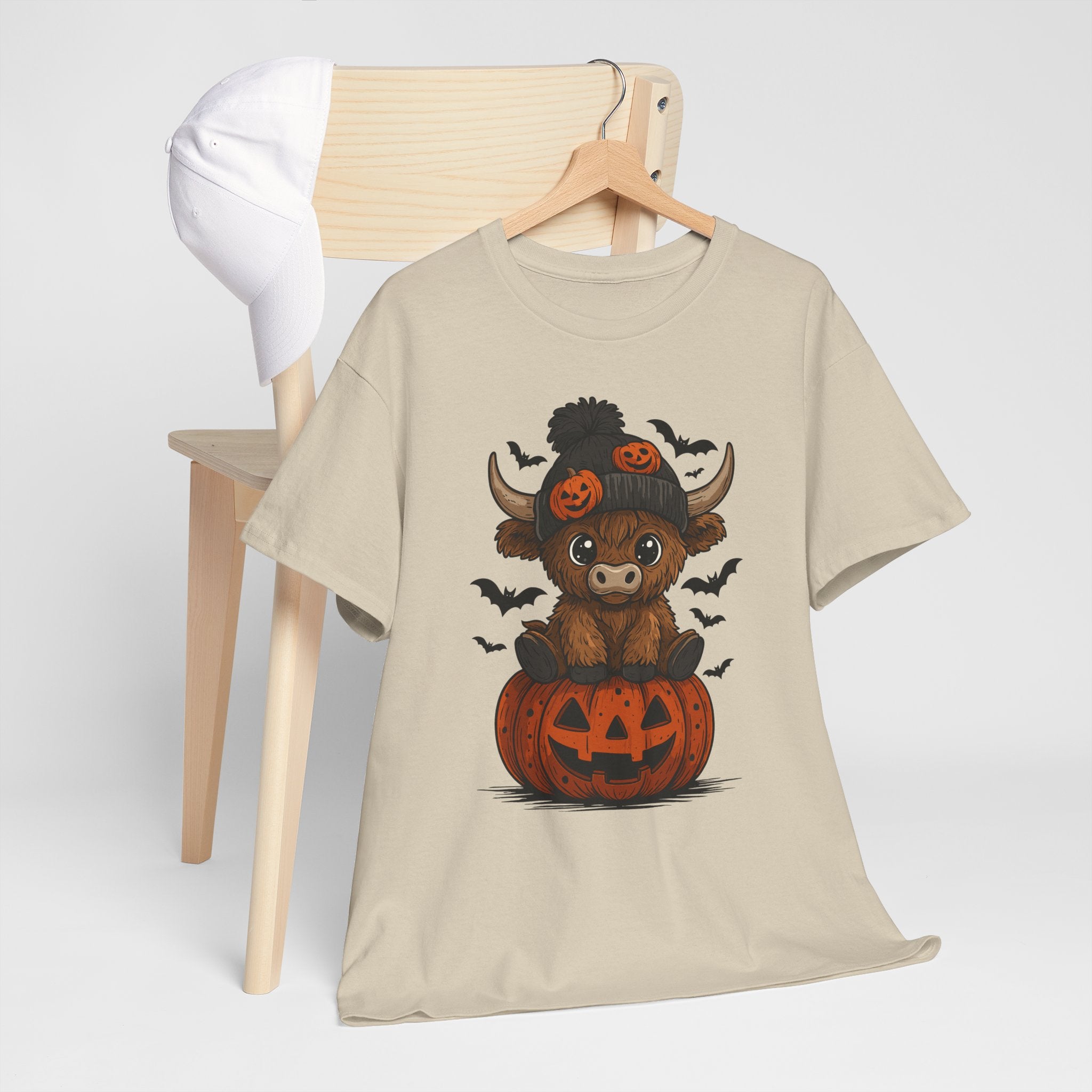 Halloween Cow Unisex Cotton Tshirt
