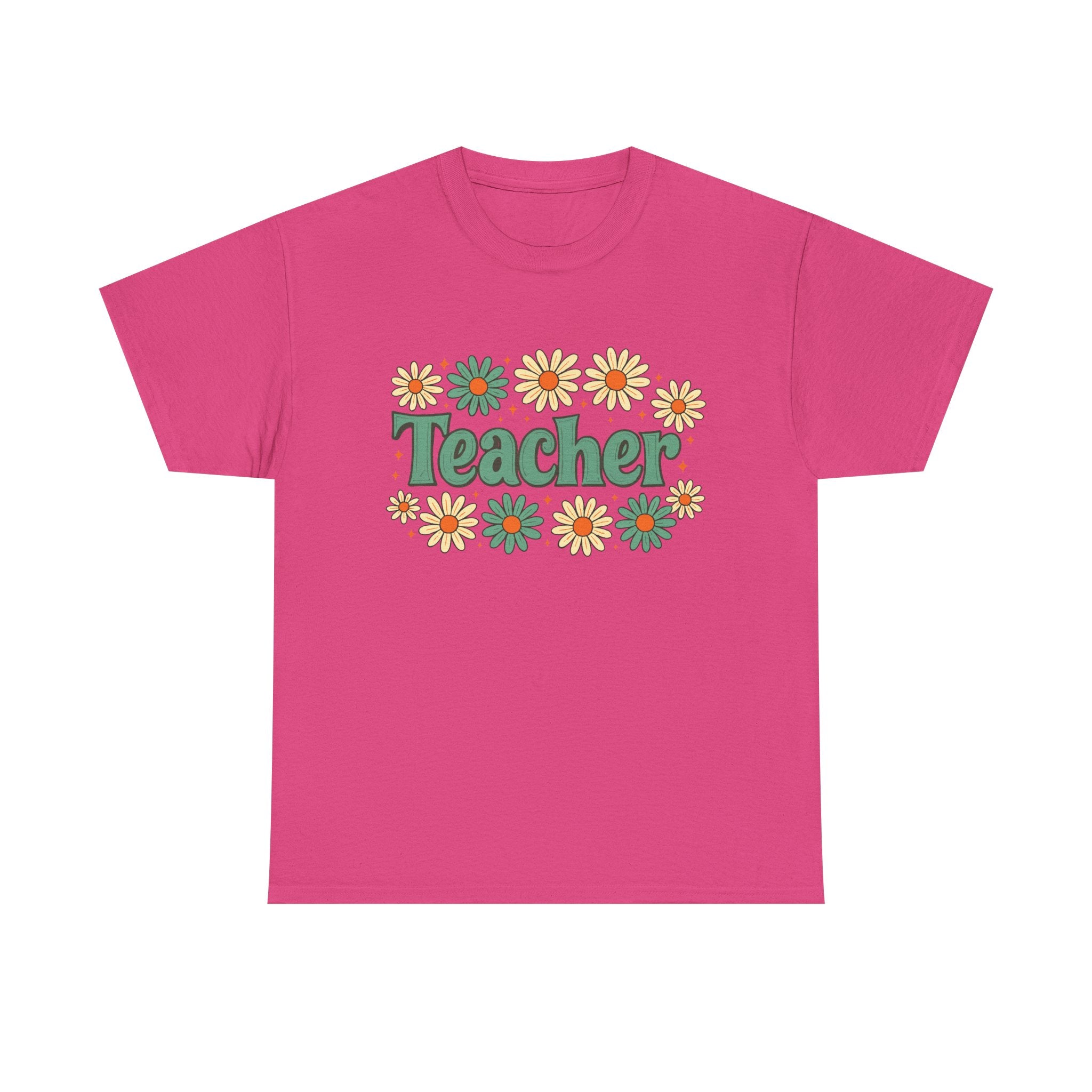 Floral Teacher Tee - Perfect Gift for Educators