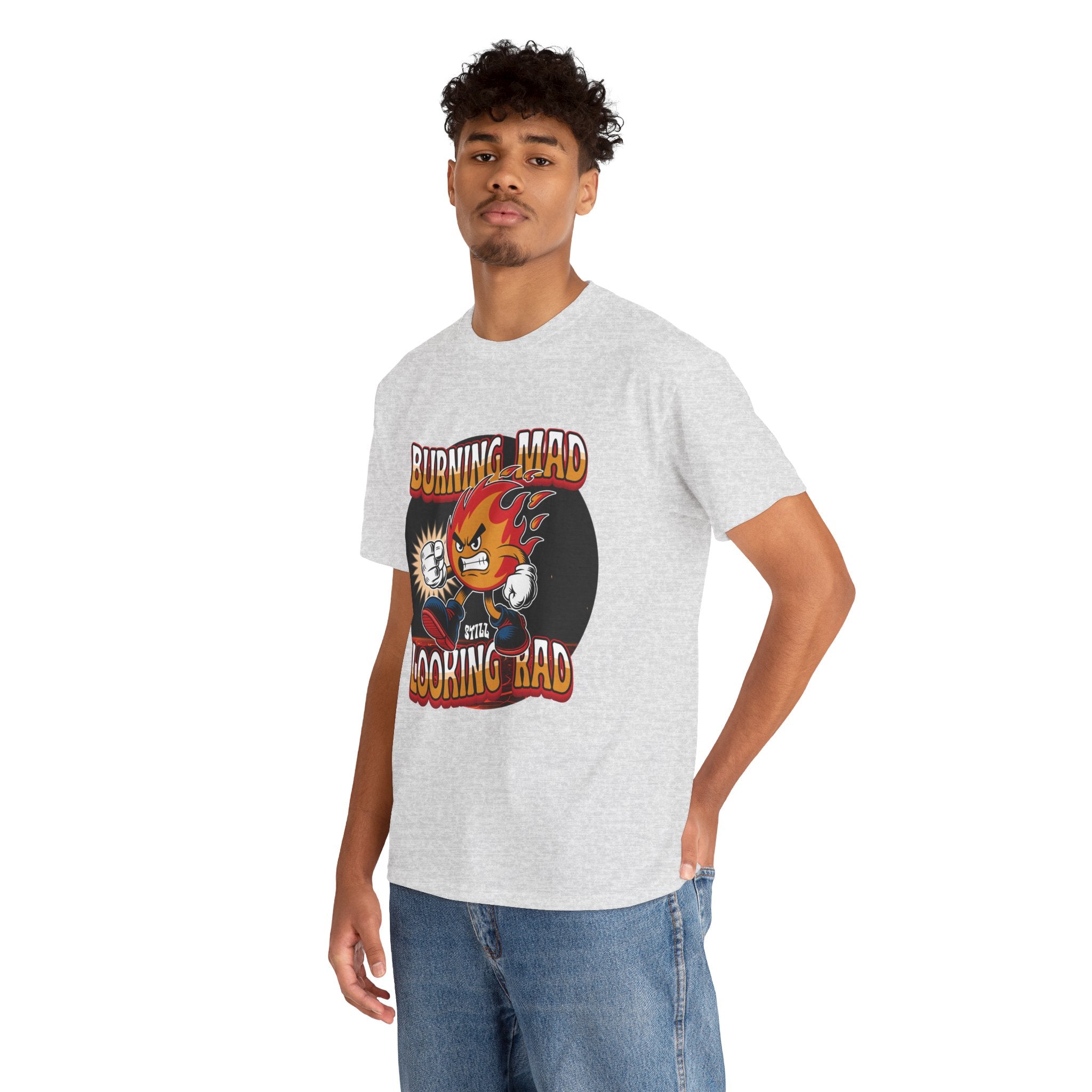 Burning Mad Looking Rad Unisex Tee