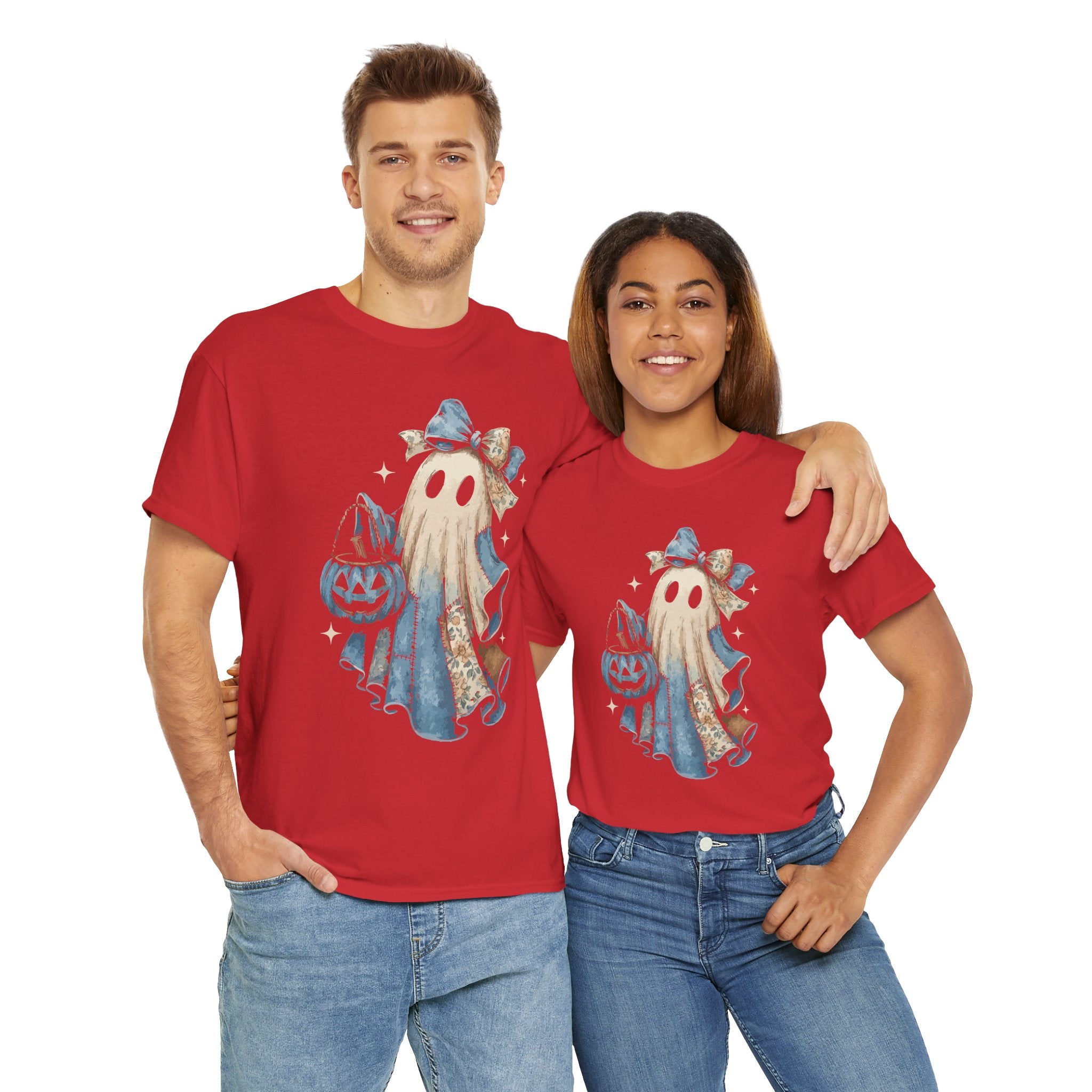Ghost Halloween Unisex Cotton Tee