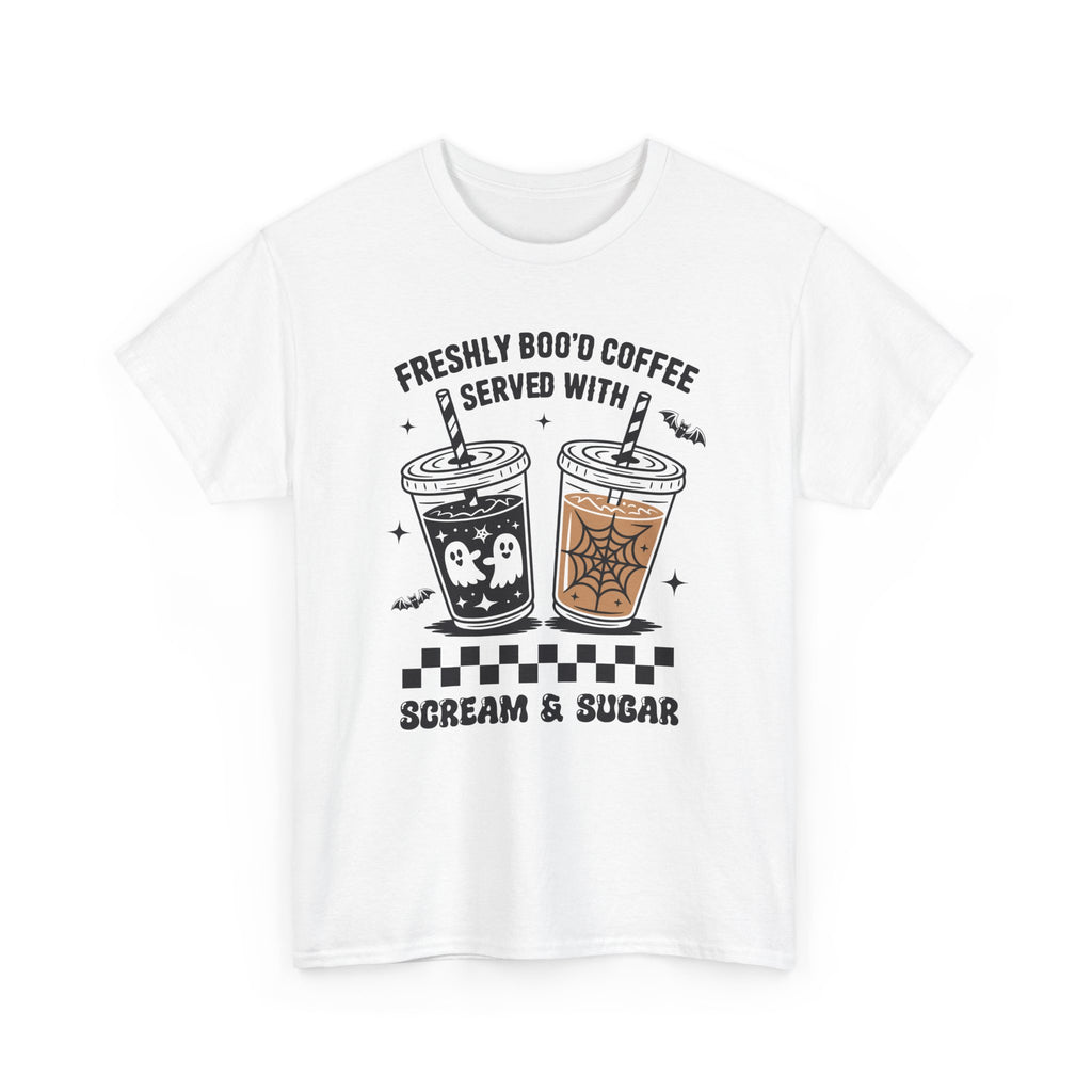 Halloween Iced Coffee Unisex Cotton Tee