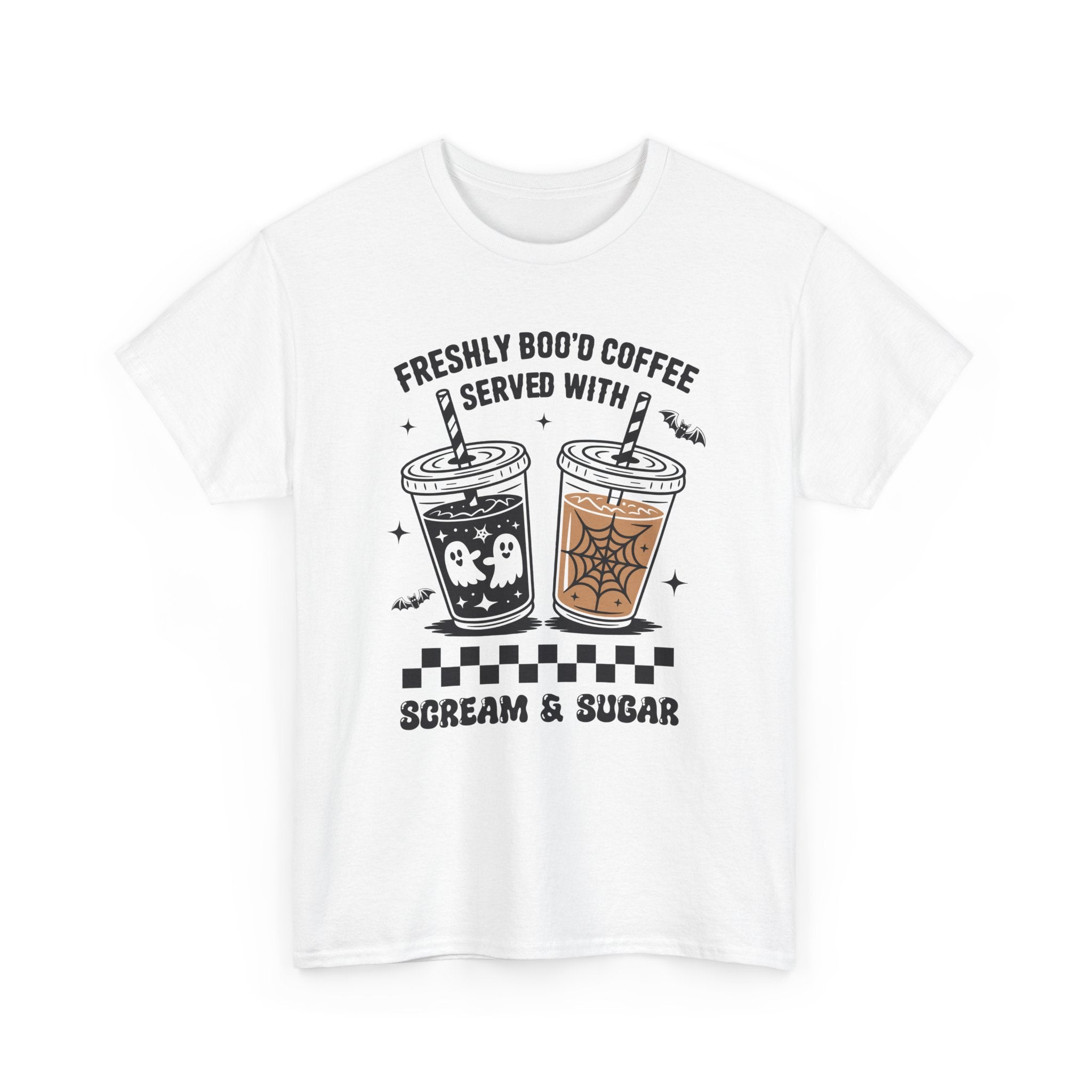 Halloween Iced Coffee Unisex Cotton Tee