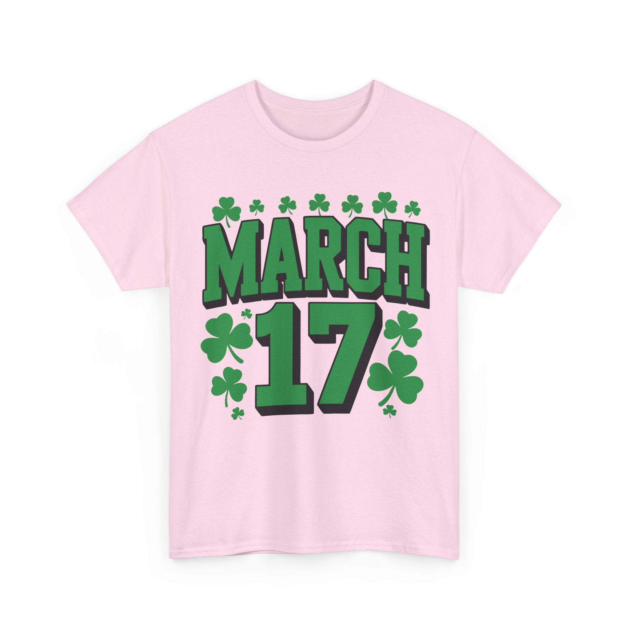St. Patrick’s Day March 17 Shamrock Unisex Cotton T‑Shirt