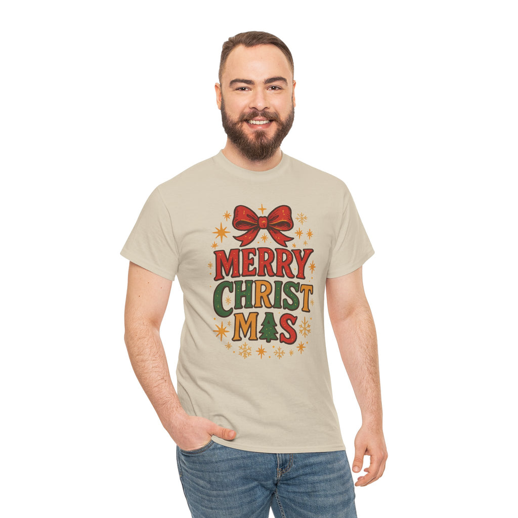 Merry Christmas Unisex Cotton Tee
