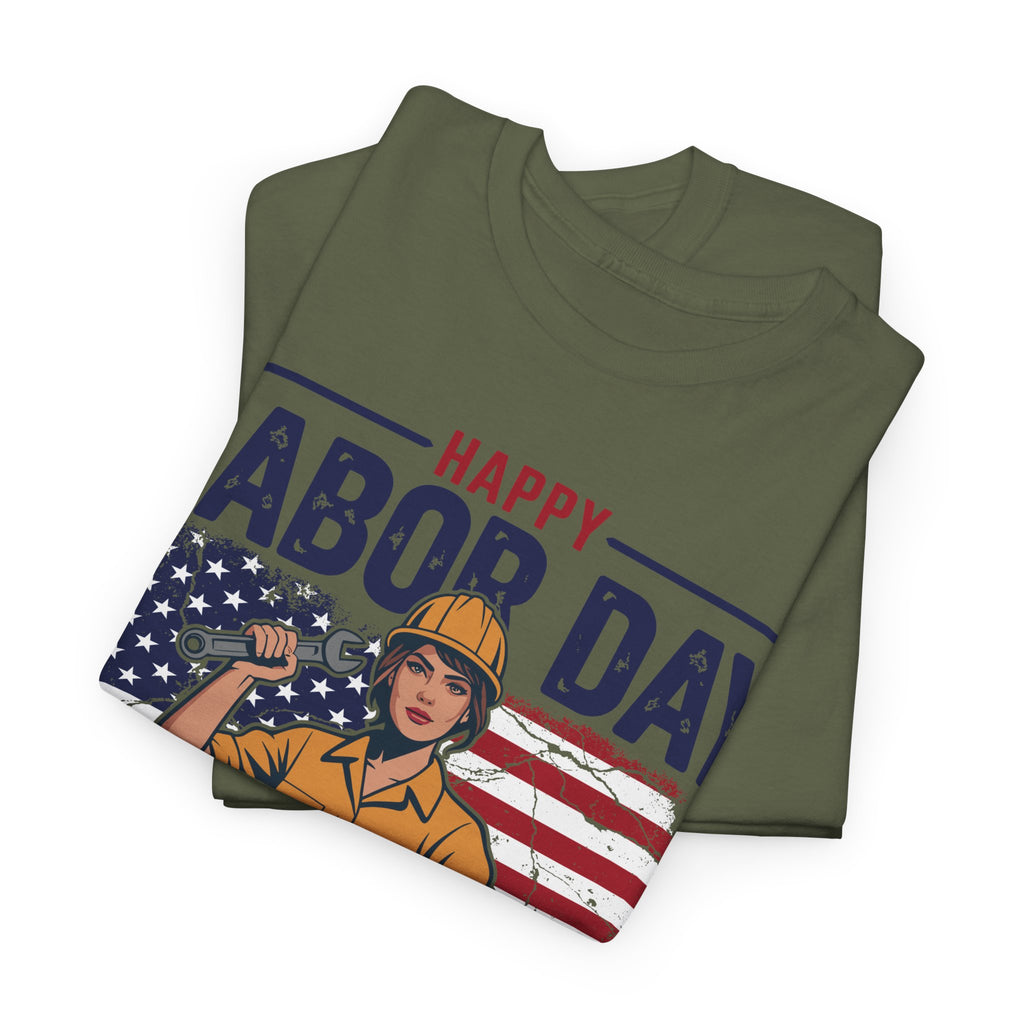 Happy US Labour Day T-Shirt - Unisex Heavy Cotton Tee