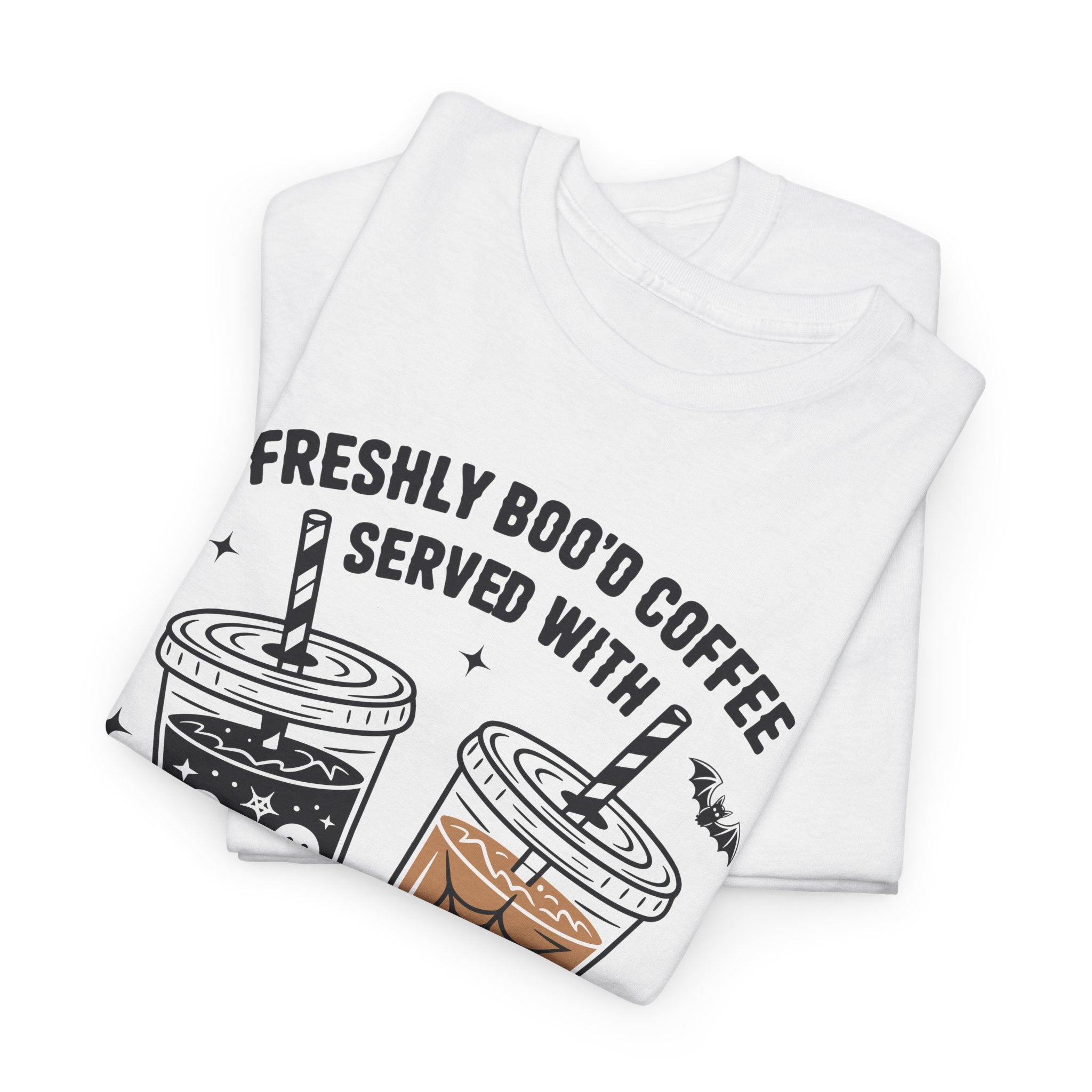 Halloween Iced Coffee Unisex Cotton Tee