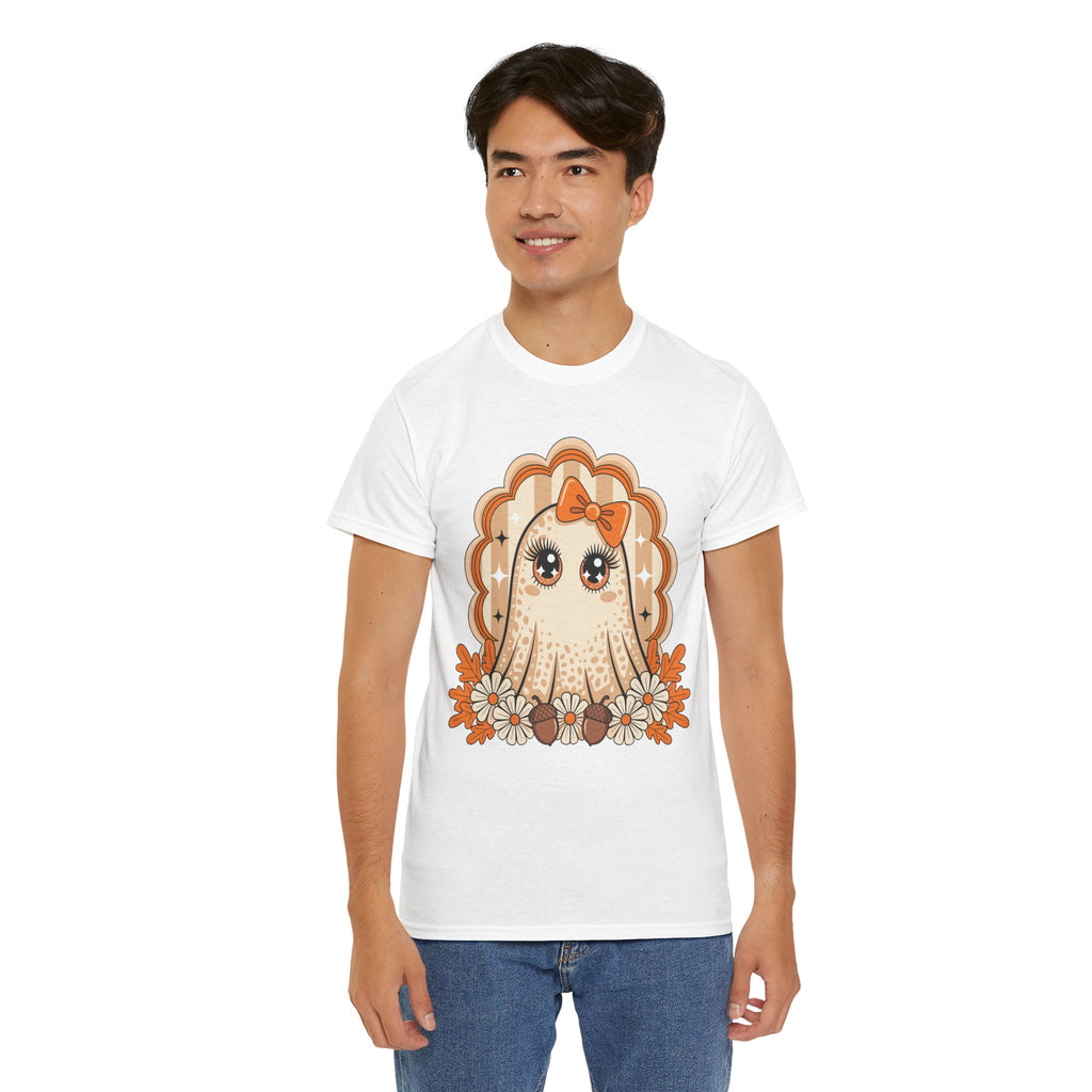 Ghost and Daisies Unisex Cotten Tee