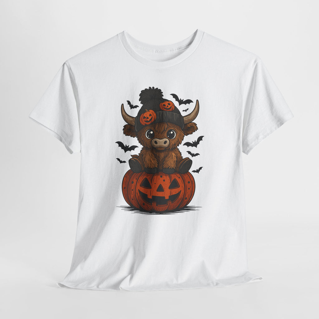 Halloween Cow Unisex Cotton Tshirt