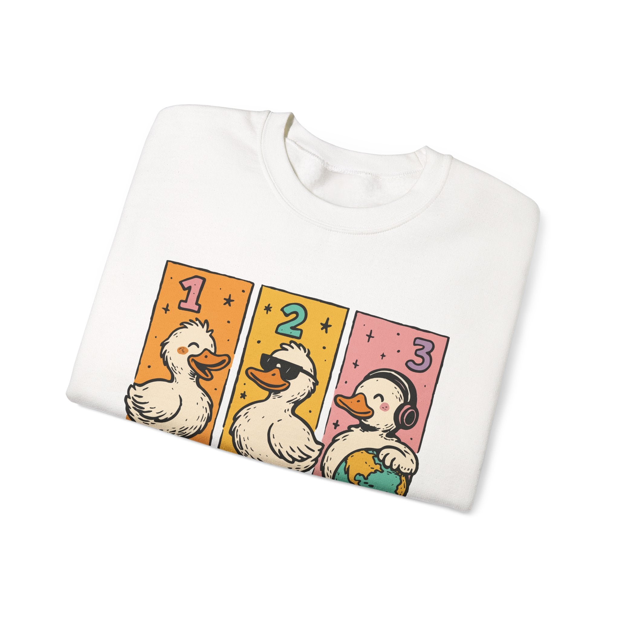 Funny Unisex Duck Graphic Sweatshirt