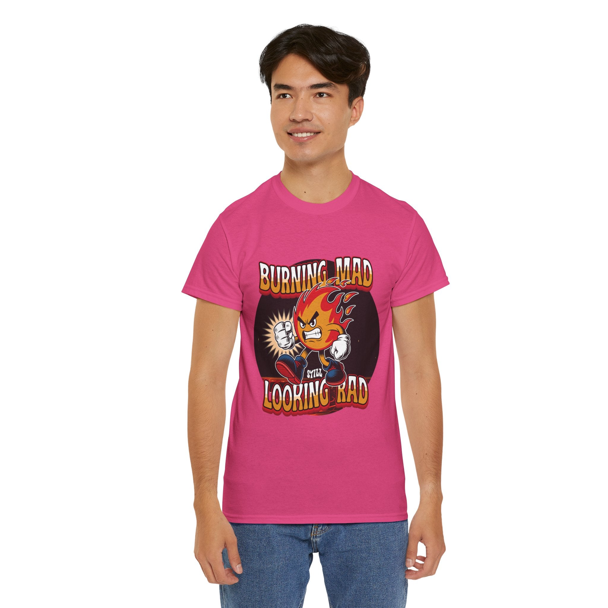 Burning Mad Looking Rad Unisex Tee