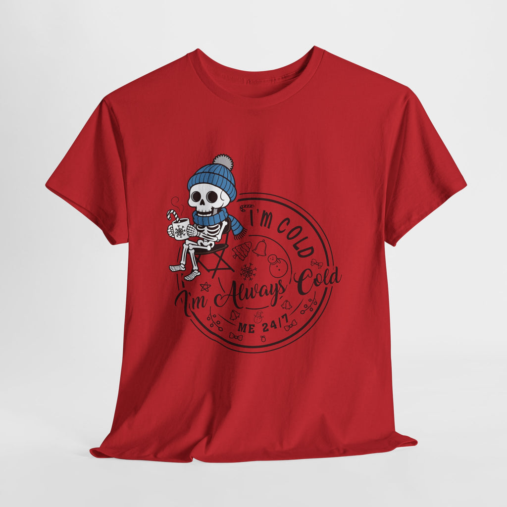 Cozy Skeleton Unisex Cotton Tee