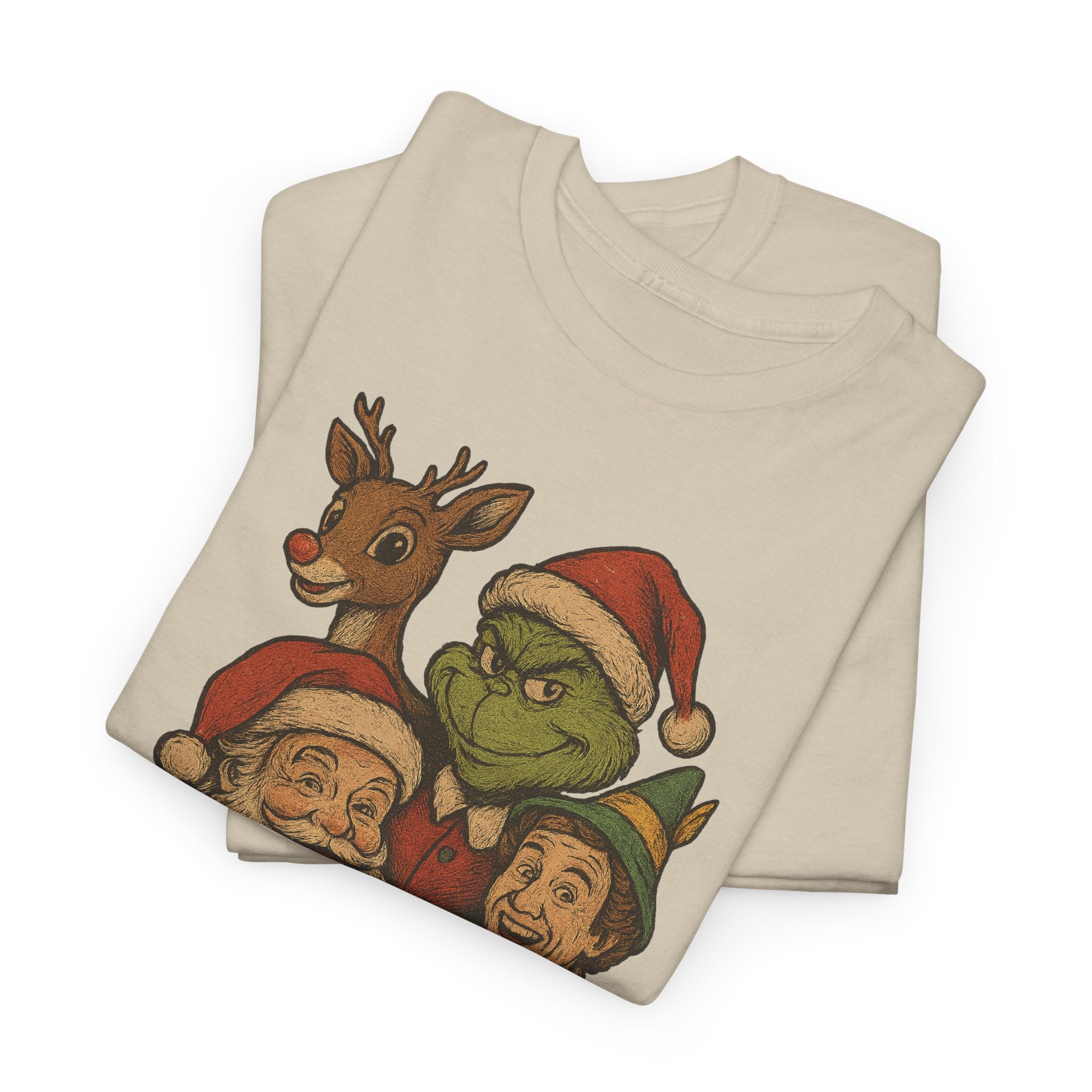Christmas Icon Vintage Unisex Cotton Tee