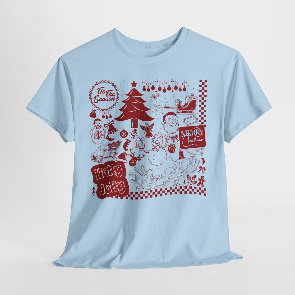 Christmas Festive Unisex Cotton T-shirt