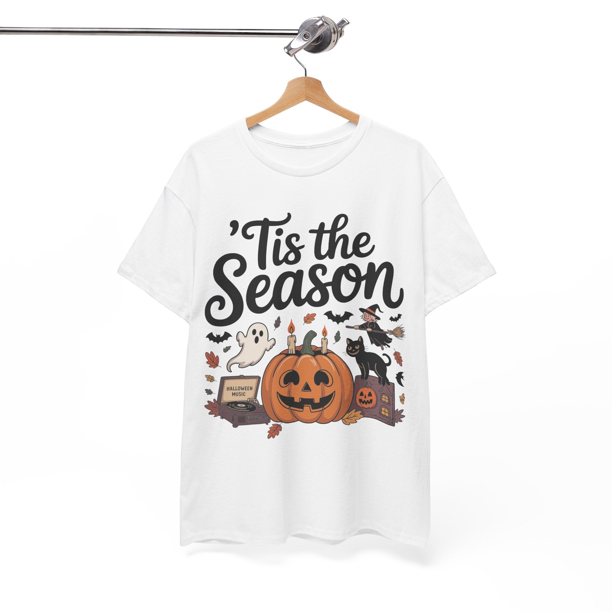 Holiday Season Unisex Cotton T-Shirt - Tis the Season Design