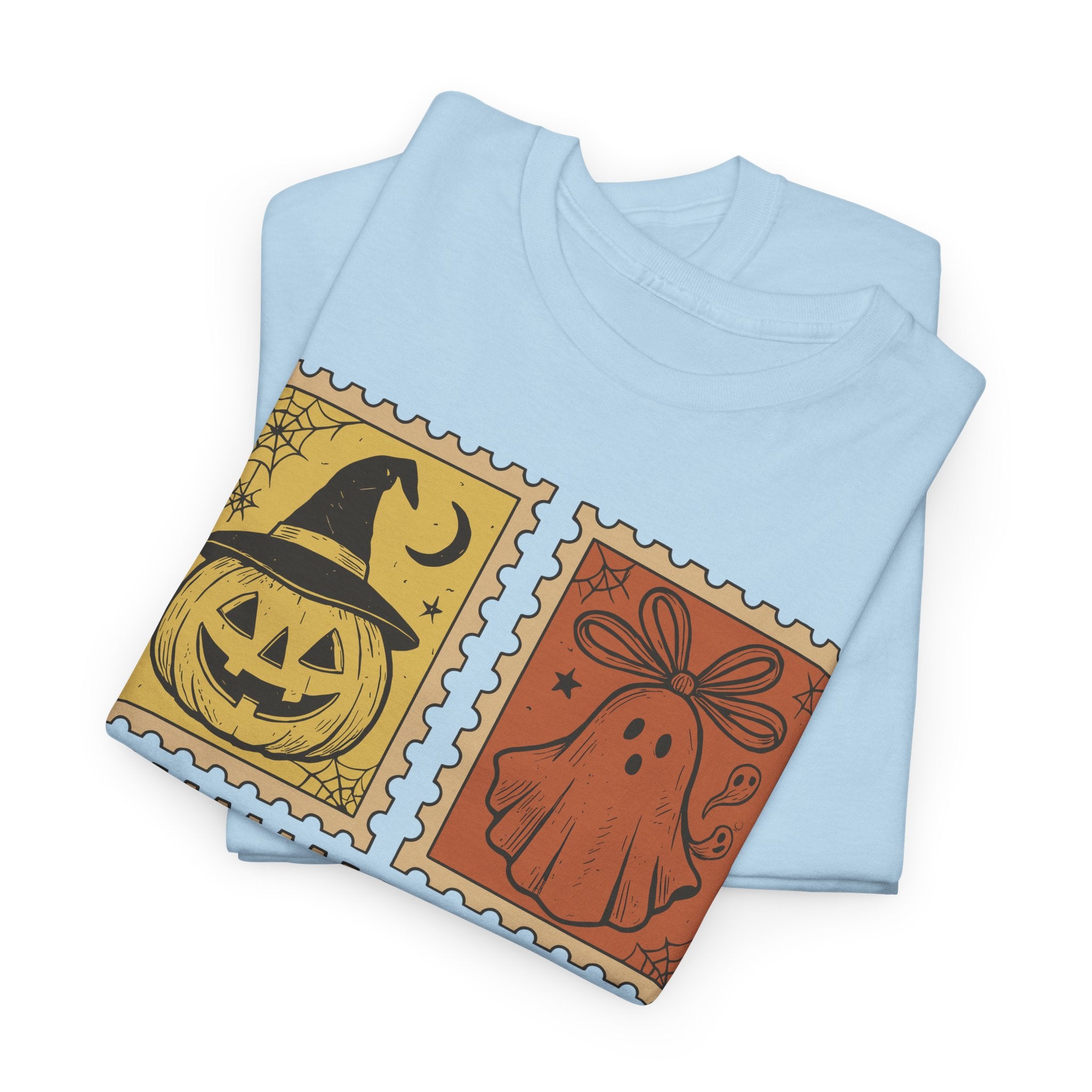 Halloween Stamp Collection Unisex Cotton Tee