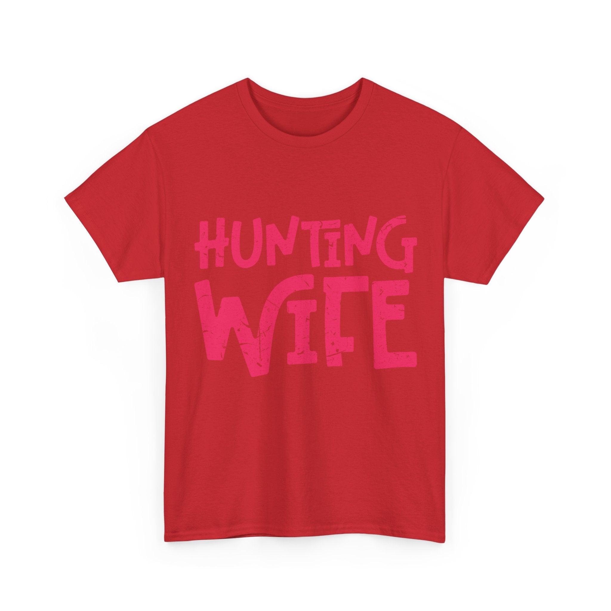Hunting Season Vintage Badge T-Shirt — Rugged Orange Hunting Unisex Cotton Tee