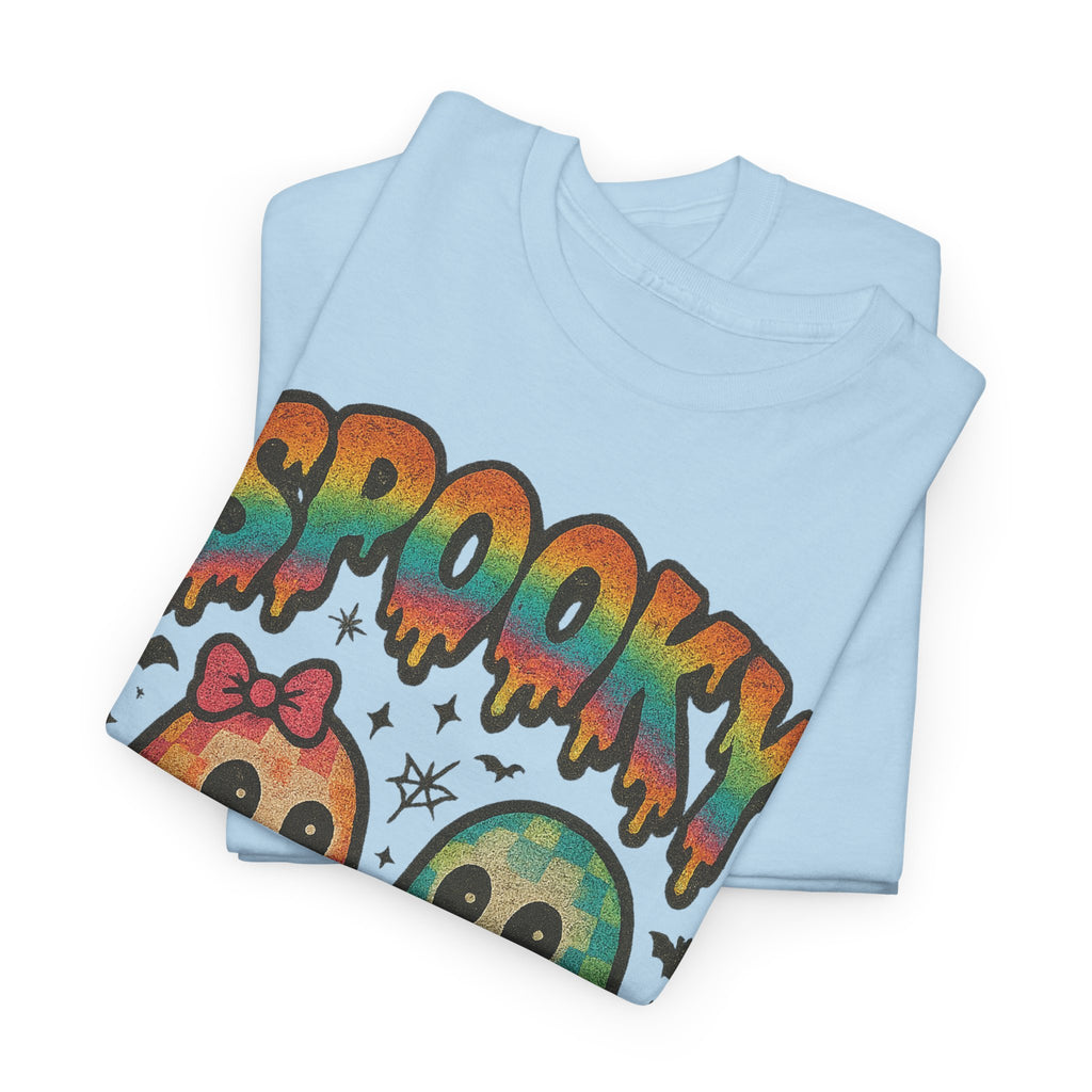 Spooky Pastel Ghosts Unisex Cotton Tee