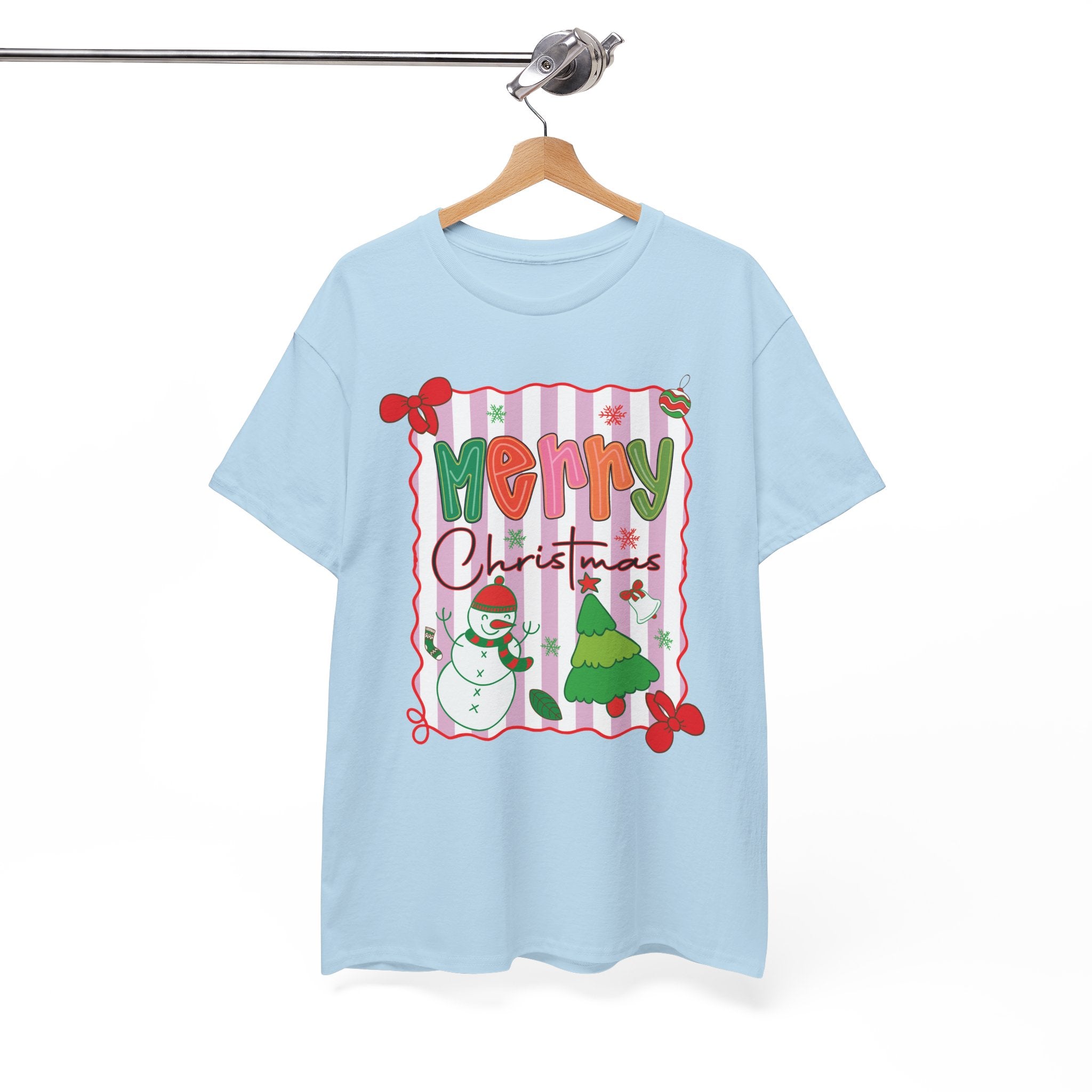 Christmas Snowman Unisex Cotton Tee
