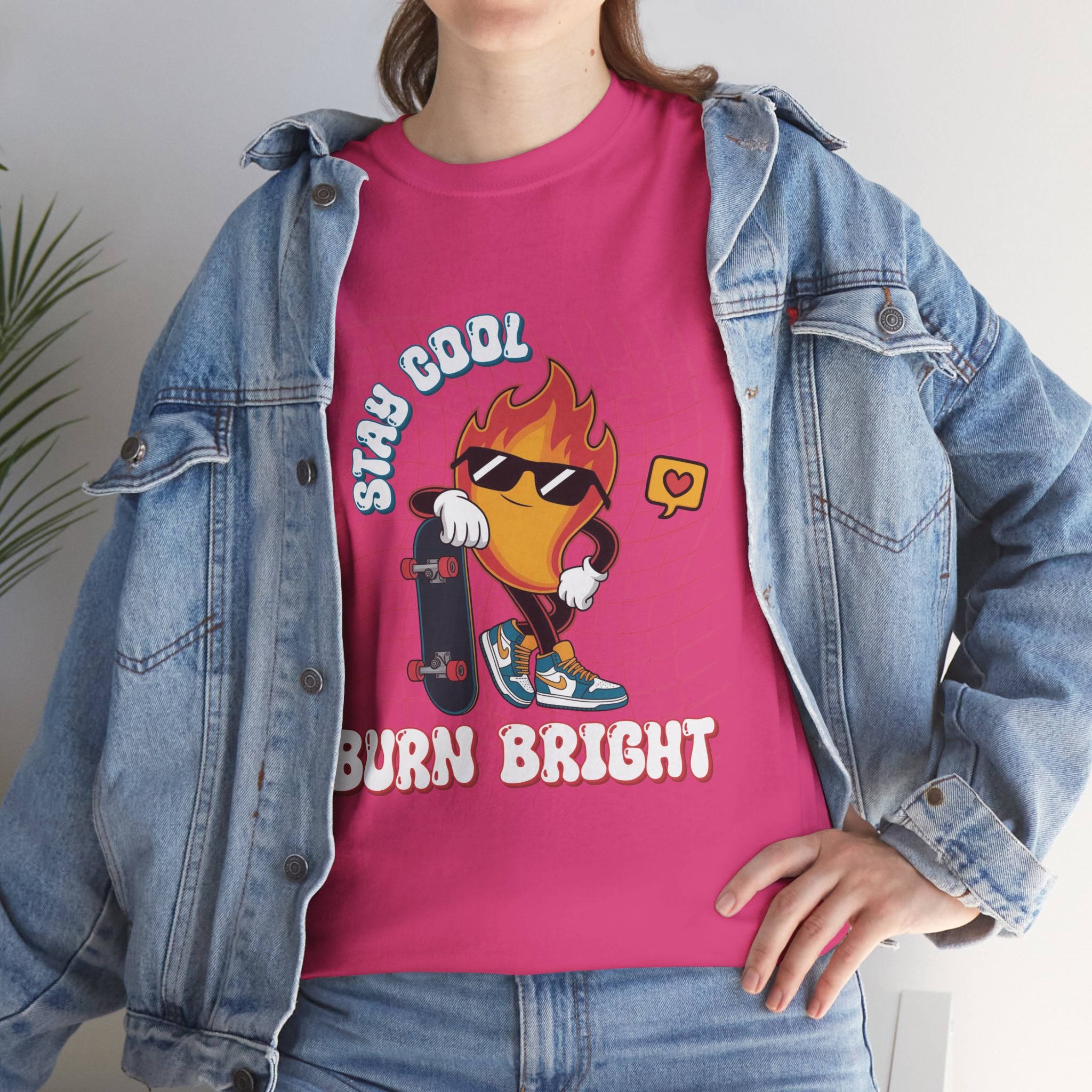 Stay Cool Burn Bright Unisex Tee