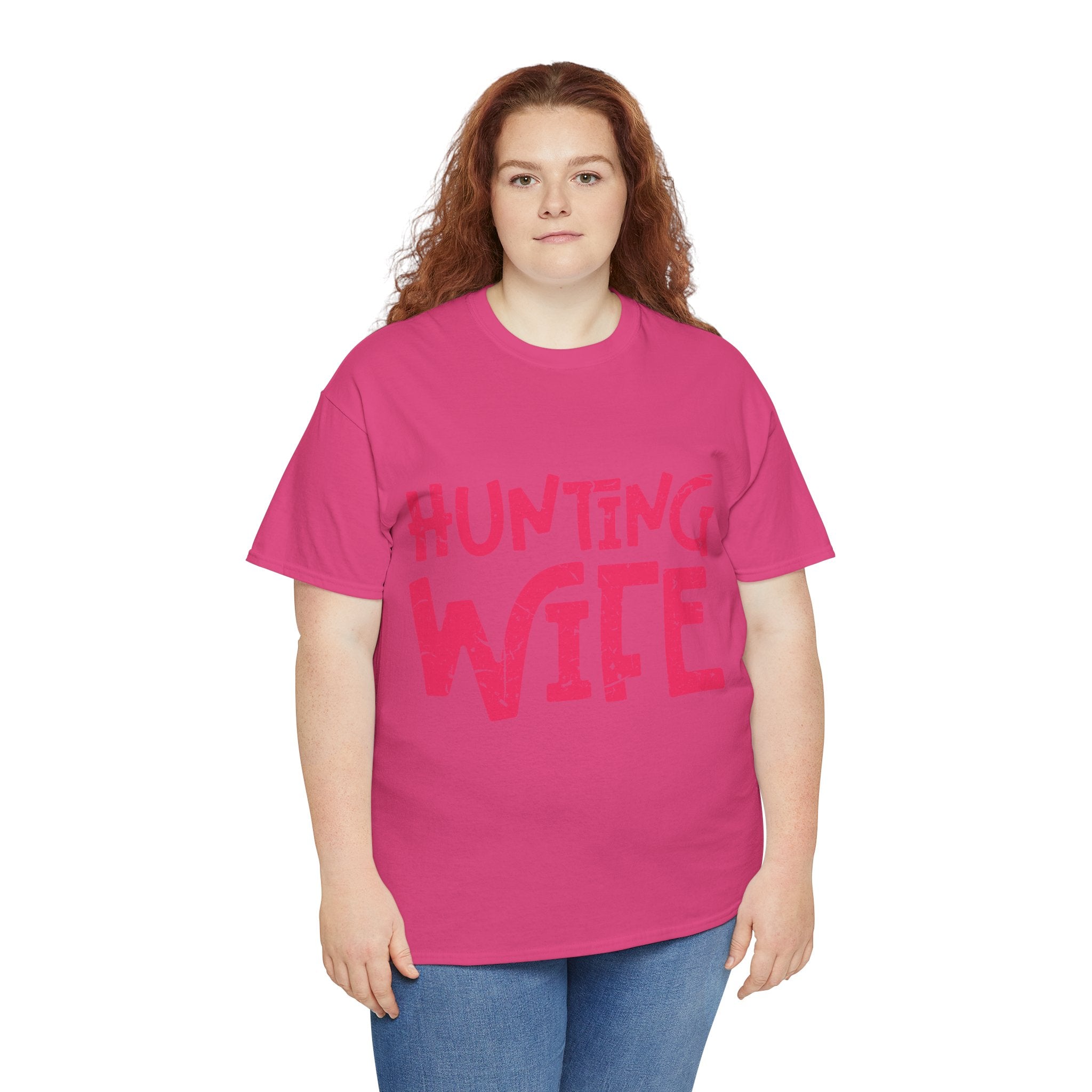 Hunting Season Vintage Badge T-Shirt — Rugged Orange Hunting Unisex Cotton Tee