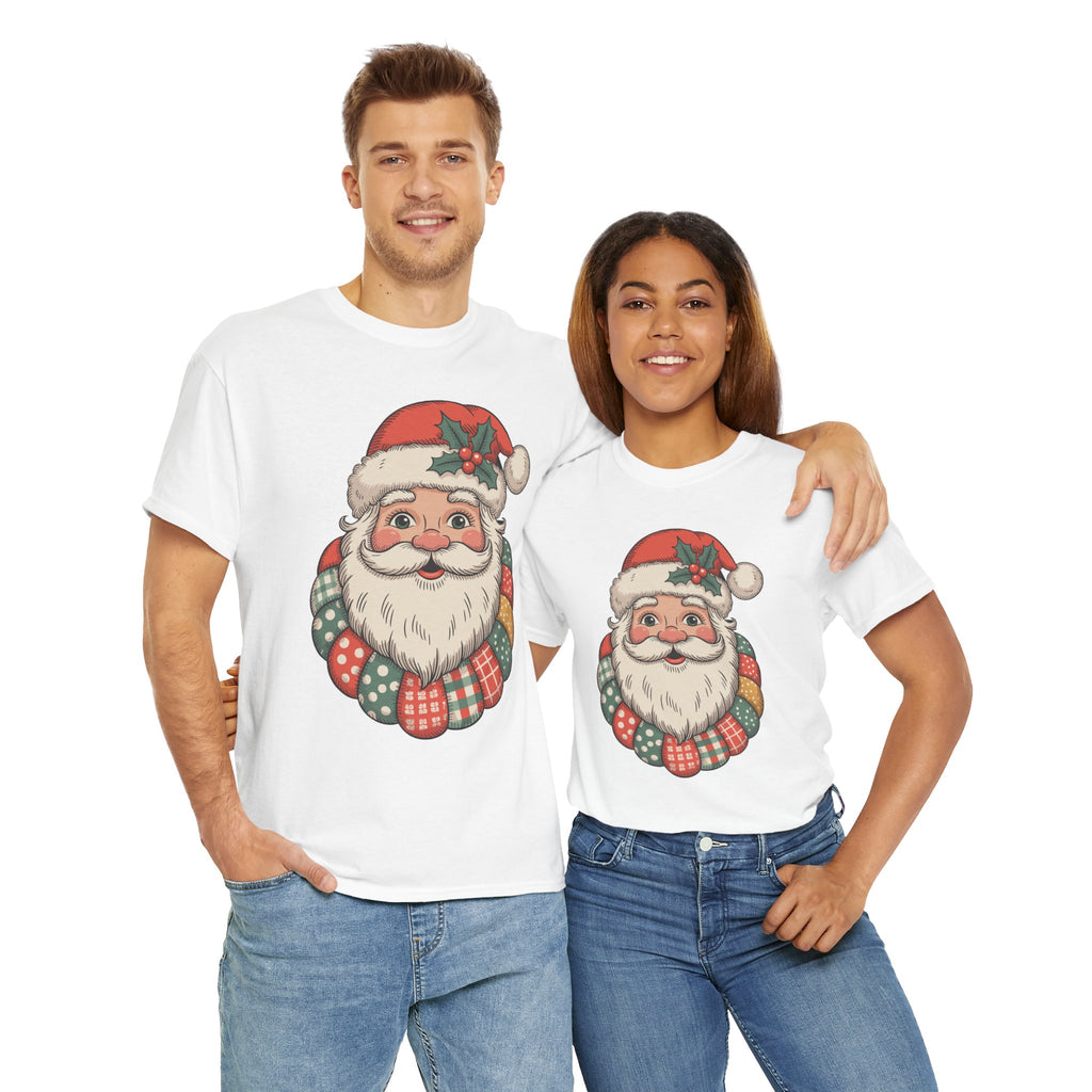 Vintage Santa Unisex Cotton Tee