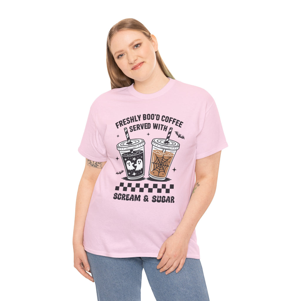 Halloween Iced Coffee Unisex Cotton Tee