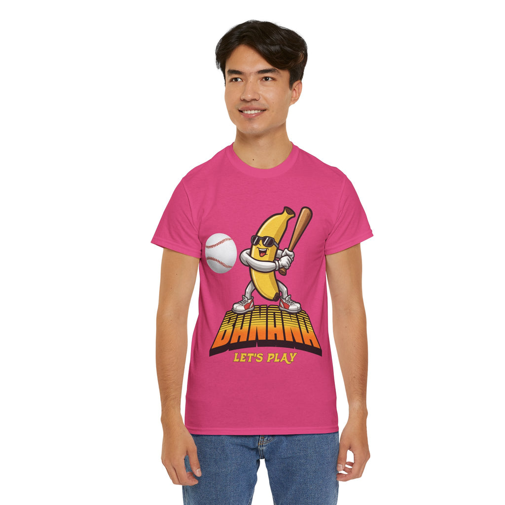 Banana Playing Baseball Tee