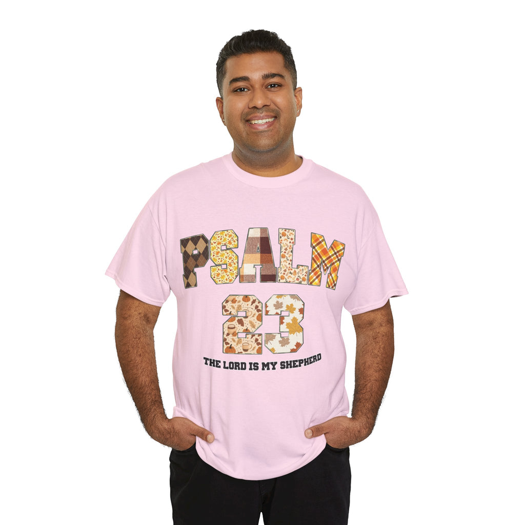 Psalm 23 Patchwork Unisex Cotton Tee