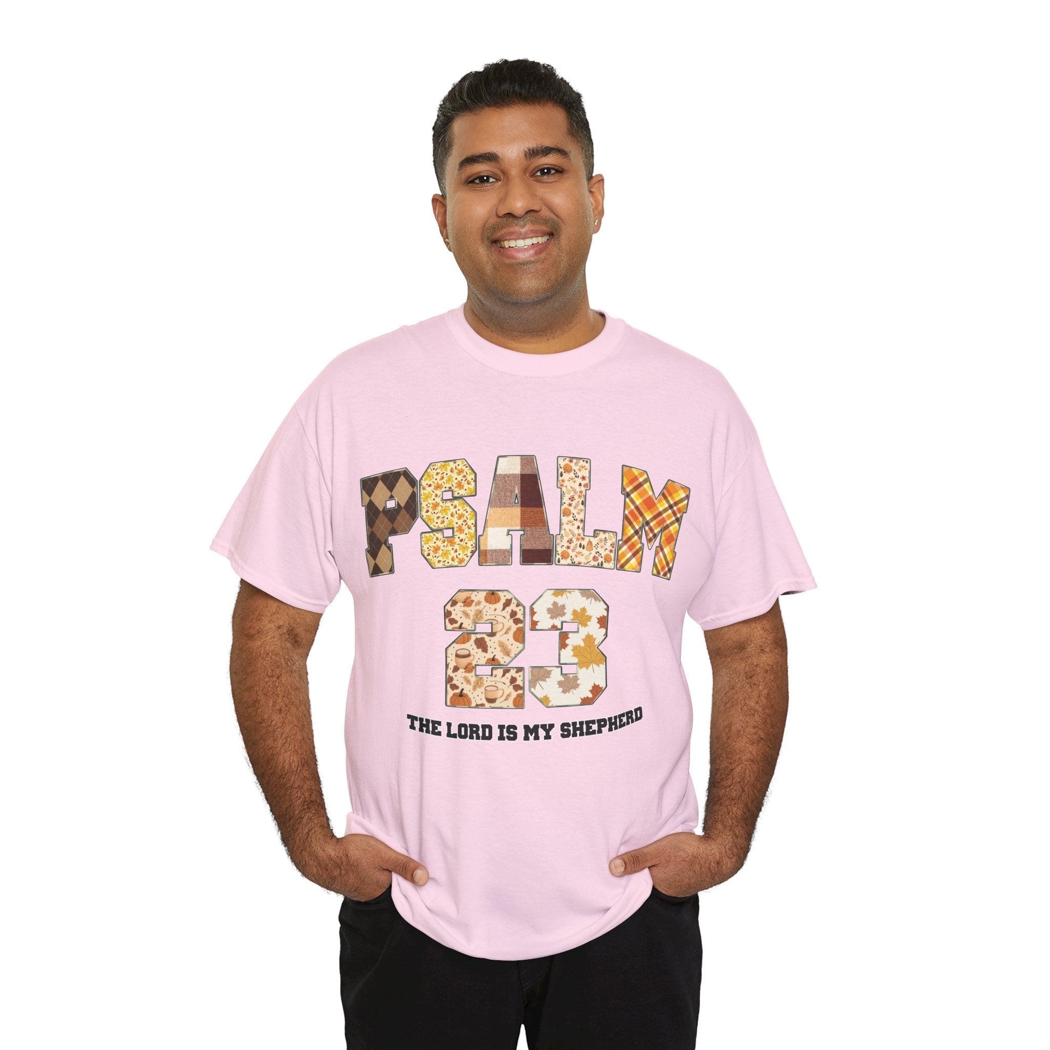 Psalm 23 Patchwork Unisex Cotton Tee